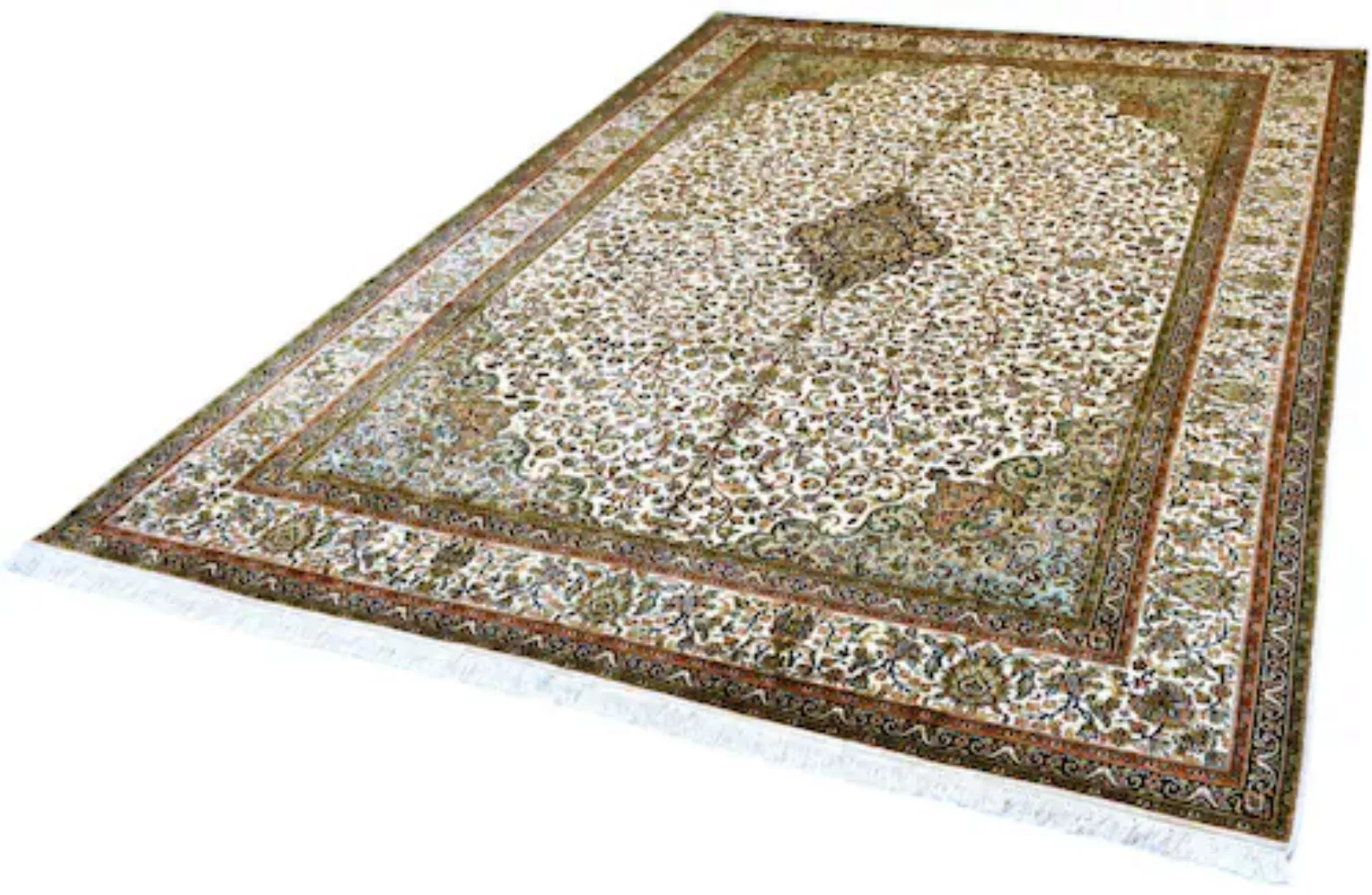 Kayoom Seidenteppich »Kashan 6392«, rechteckig, Einzelstück mit Zertifikat, günstig online kaufen