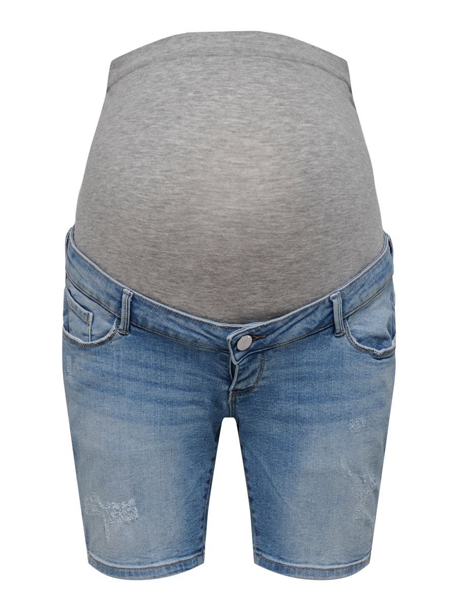 ONLY Olmlaola Reg Destroyed Jeansshorts Damen Blau günstig online kaufen