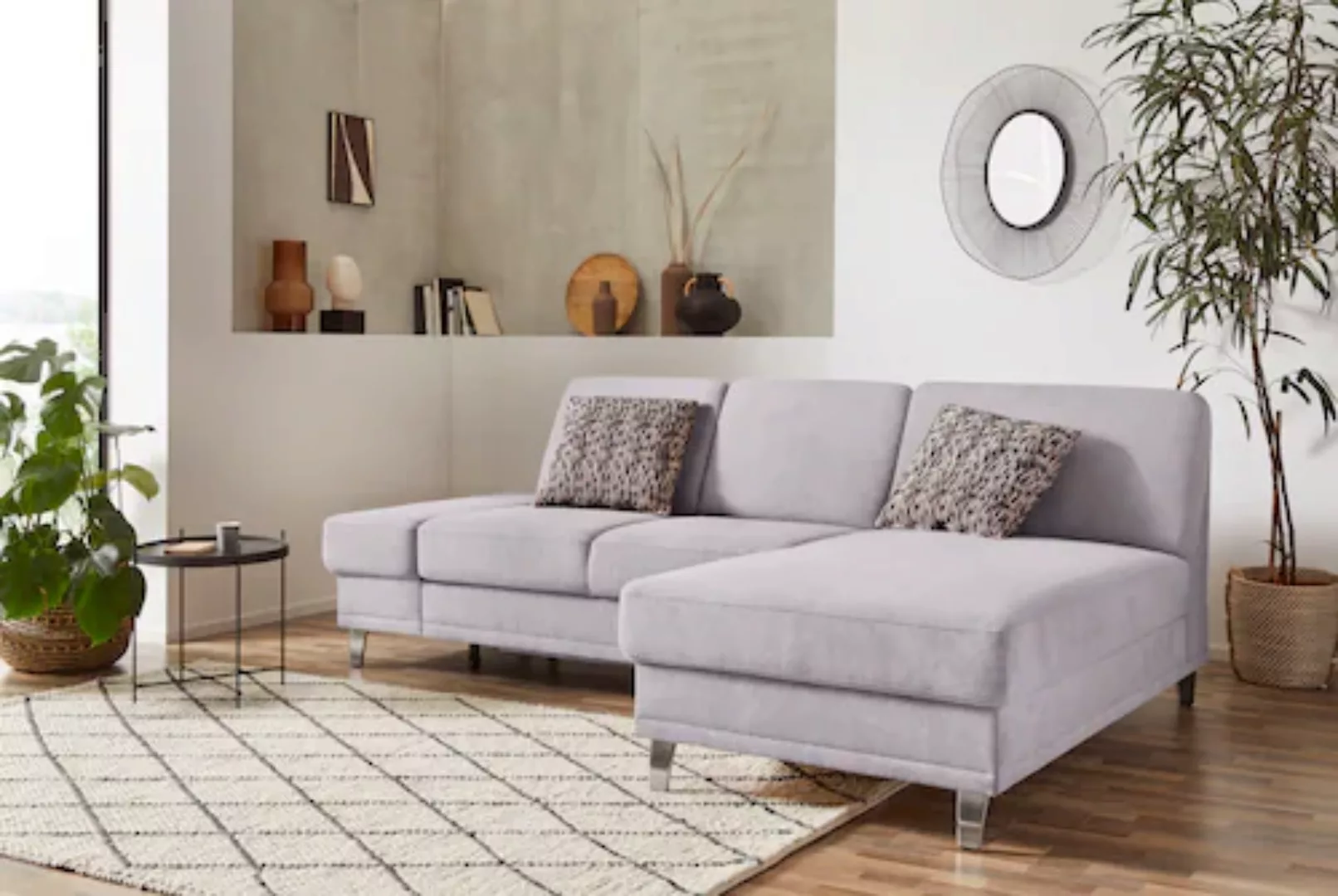 sit&more Ecksofa »Clio L-Form«, wahlweise mit Bettfunktion oder Vorziehsitz günstig online kaufen