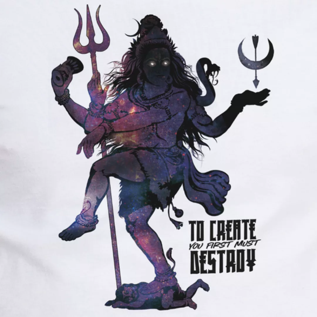 Jase34 – Create And Destroy - Mens Low Carbon Organic Cotton T-shirt günstig online kaufen