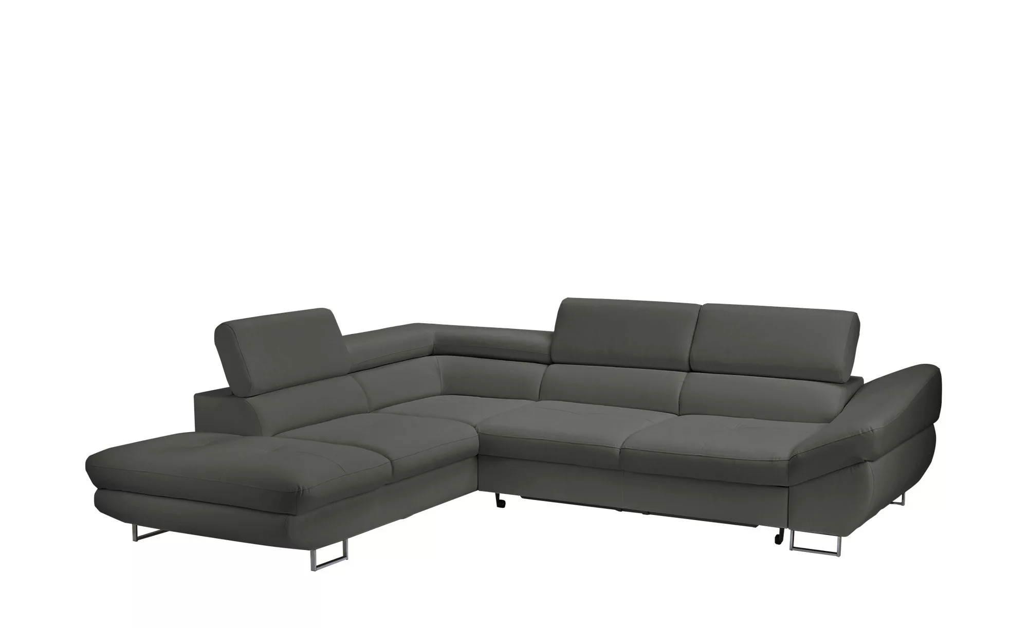 switch Ecksofa aus Kunstleder Fabio ¦ grau ¦ Maße (cm): B: 280 H: 69 T: 235 günstig online kaufen