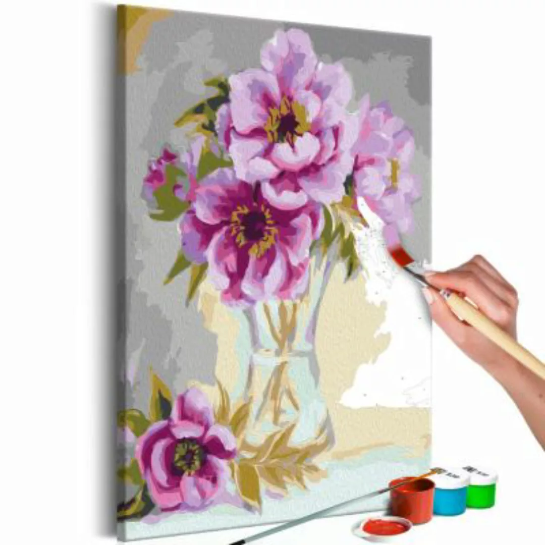 artgeist Malen nach Zahlen Blumen in der Vase mehrfarbig Gr. 40 x 60 günstig online kaufen
