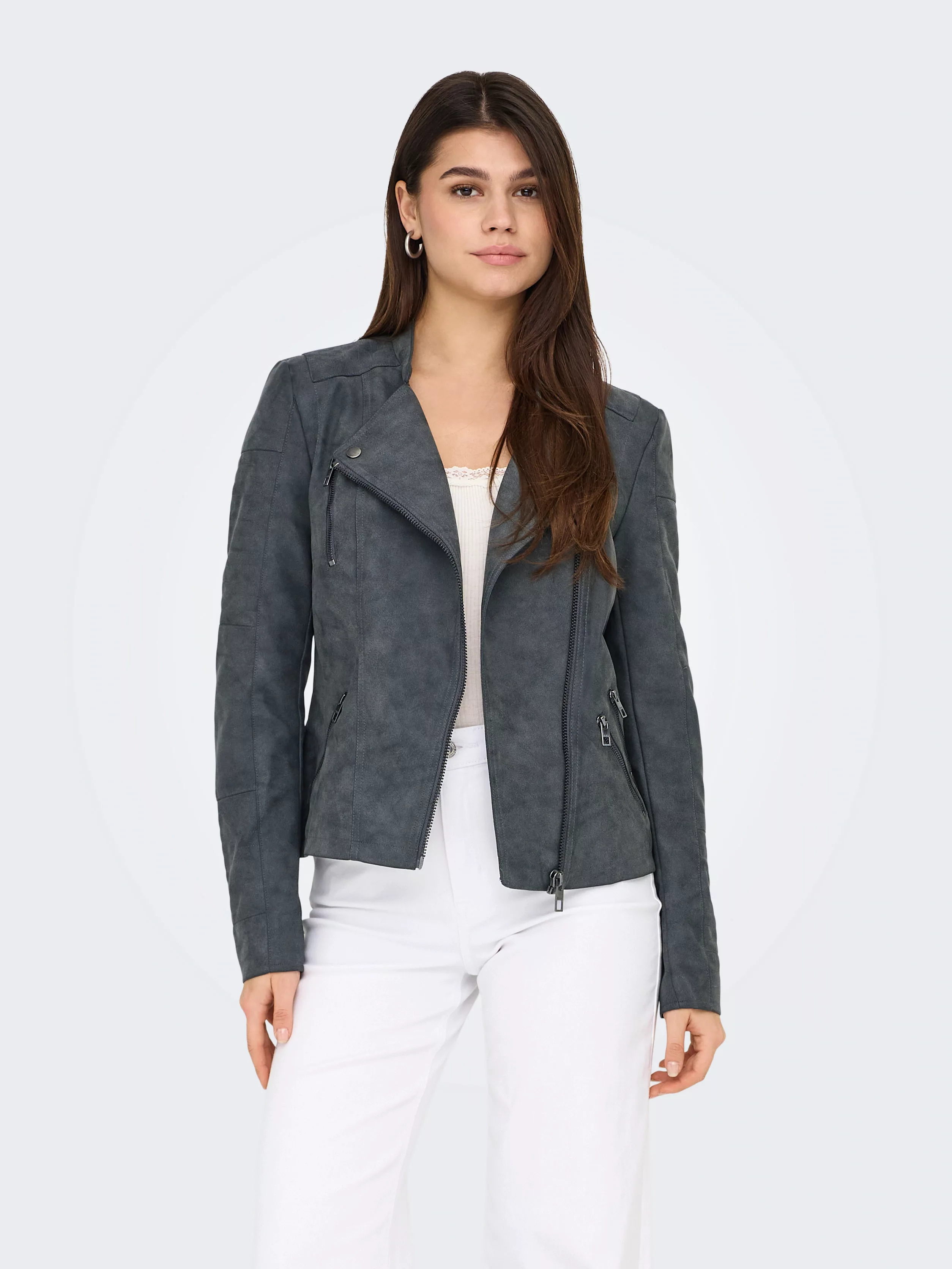 ONLY Lederimitatjacke "ONLAVA FAUX LEATHER BIKER OTW NOOS", mit Biker-Detai günstig online kaufen