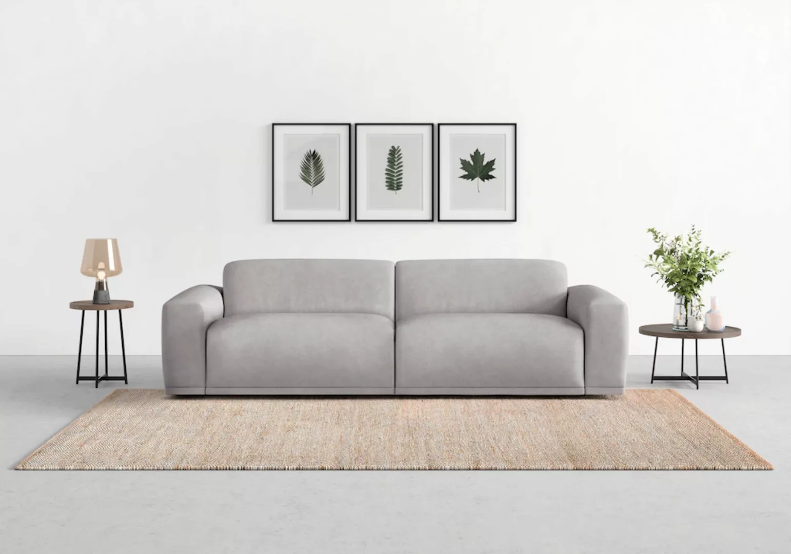 TRENDMANUFAKTUR Big-Sofa "Braga, mit hochwertigem Kaltschaum, Megasofa, in günstig online kaufen