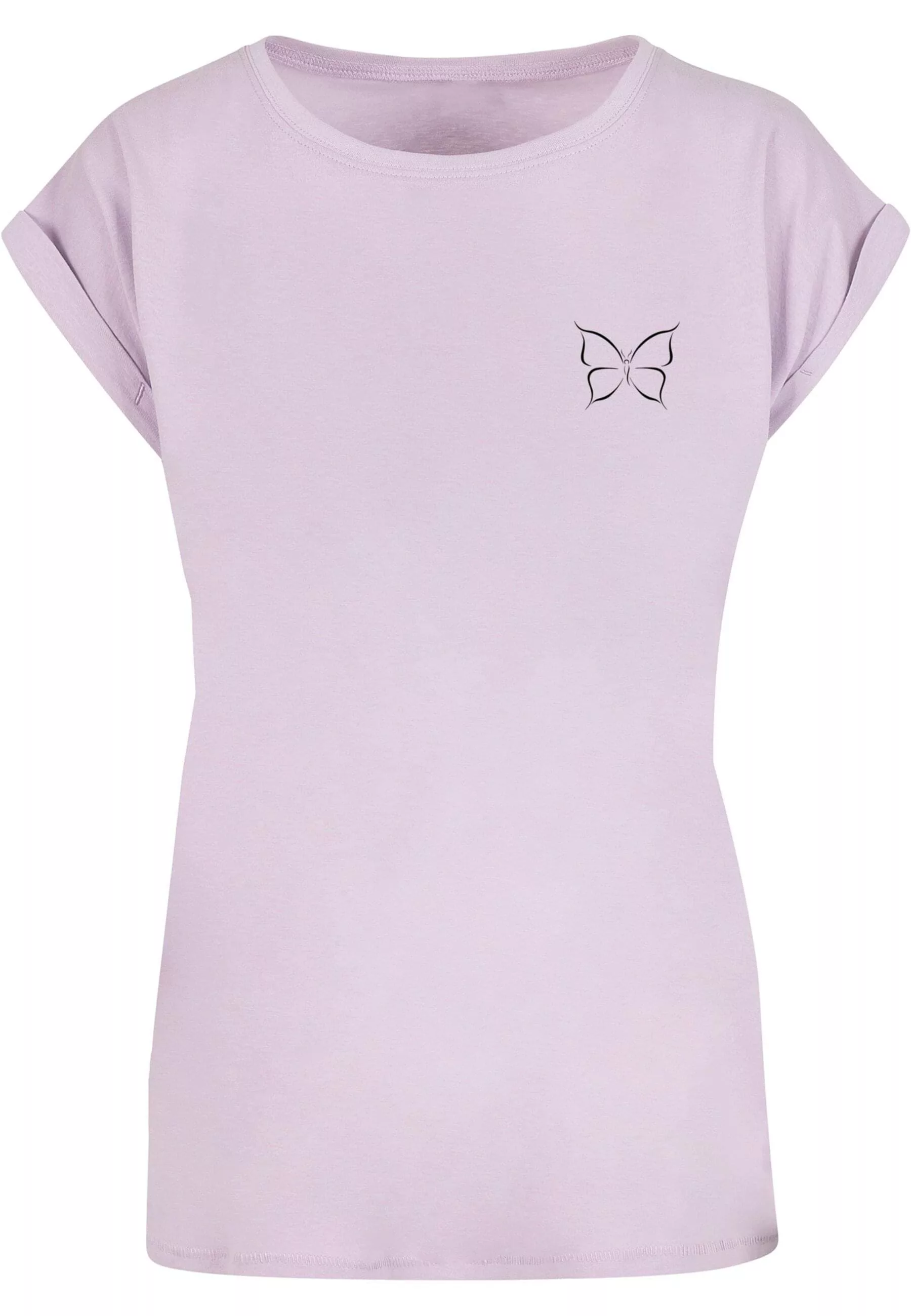 Merchcode T-Shirt "Merchcode Damen Ladies Spring - Butterfly T-Shirt" günstig online kaufen