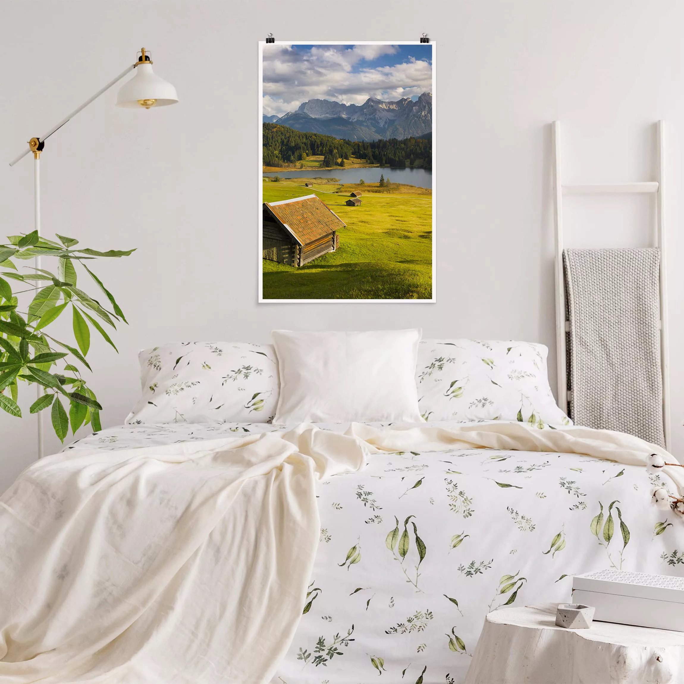 Poster Natur & Landschaft - Hochformat Geroldsee Oberbayern günstig online kaufen