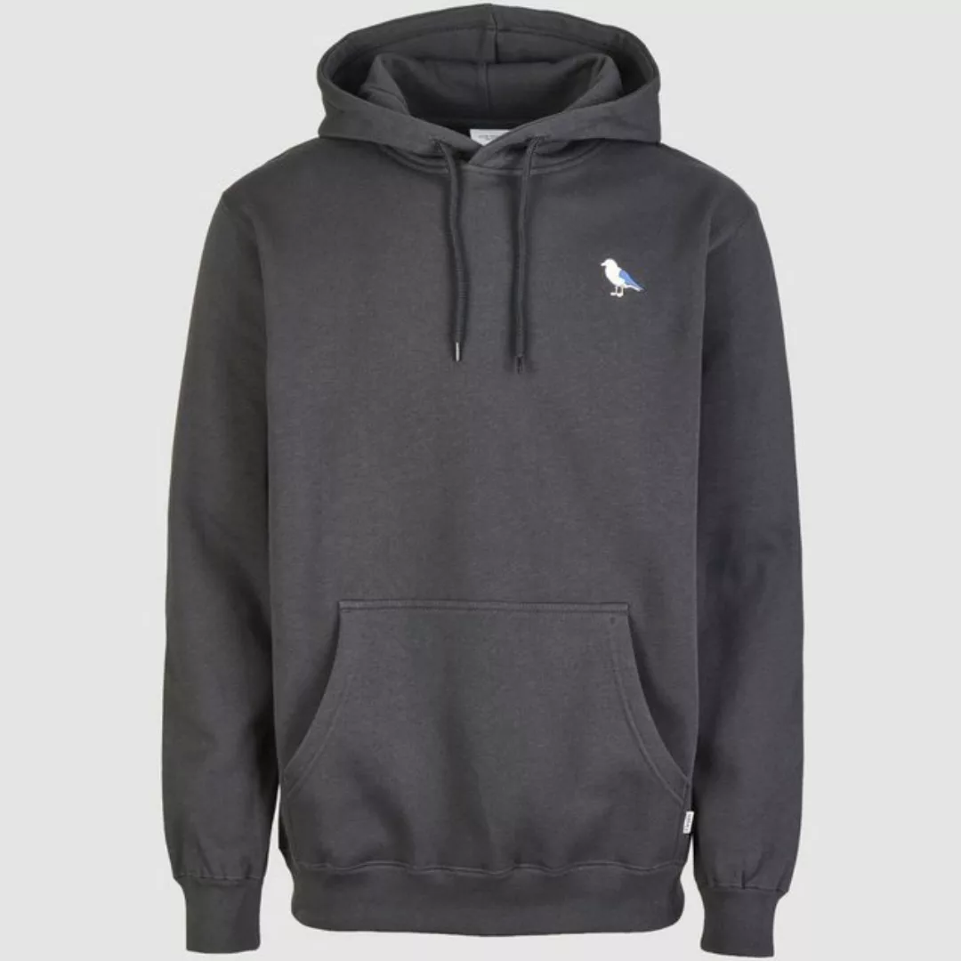 Cleptomanicx Kapuzenpullover Cleptomanicx Regular Hooded "Embro Gull 2" Blu günstig online kaufen