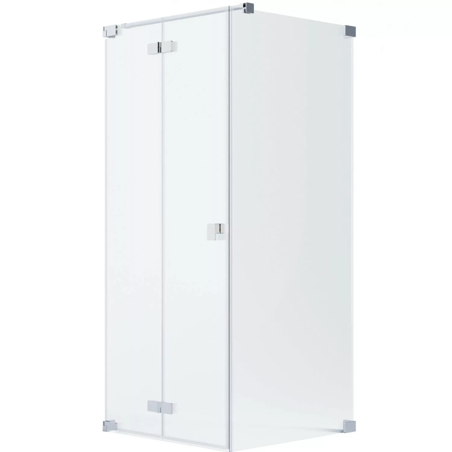 Schöner Wohnen Eckdusche Drehfalttür und Seitenwand R Chrom 90 x 80 x 200 c günstig online kaufen