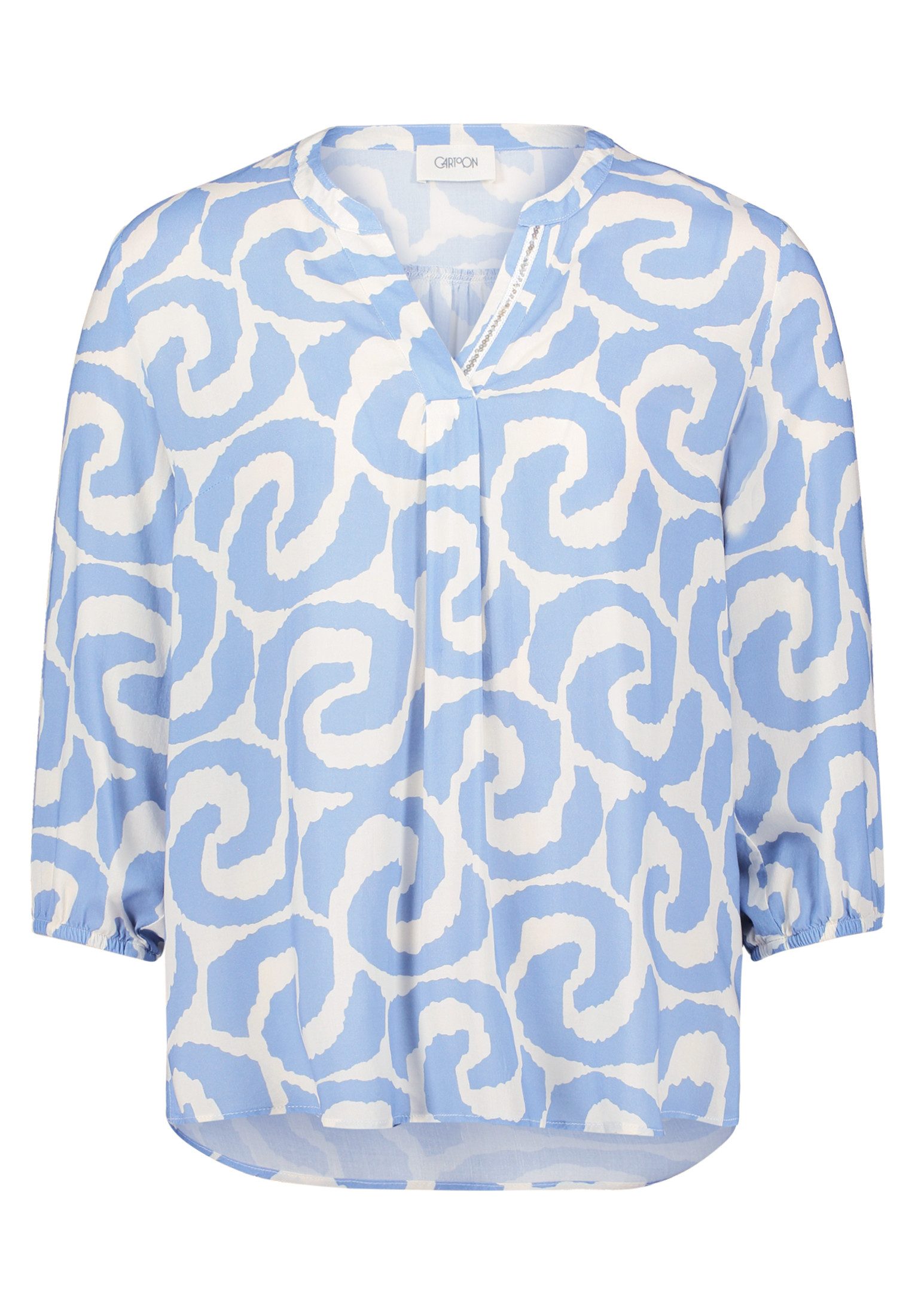 Cartoon Shirtbluse "Cartoon Damen Blusenshirt mit Muster" günstig online kaufen