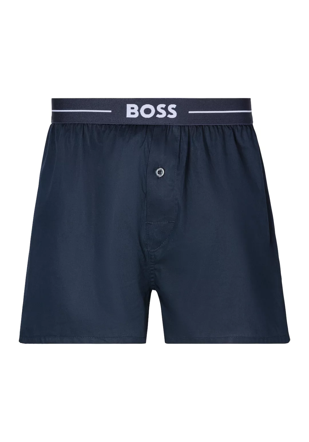 BOSS Boxershorts "3P Woven Boxer 10255001 01", (Packung, 3 St., 3er), mit B günstig online kaufen