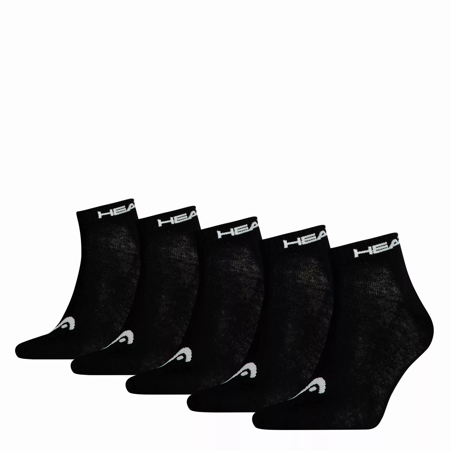 HEAD Unisex Quarter Socken, 5er Pack - Kurzsocken, einfarbig Blau 43-46 günstig online kaufen