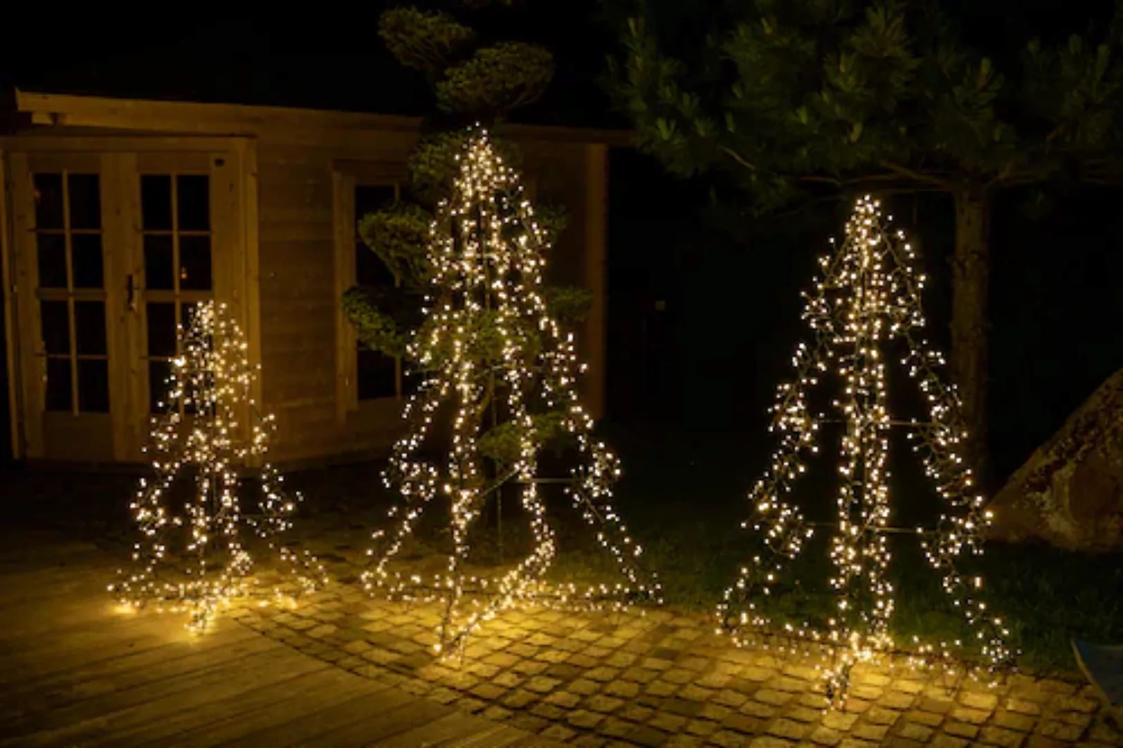 Star-Max LED Dekolicht "Weihnachtsdeko aussen", 750 flammig, in 3D-Optik günstig online kaufen