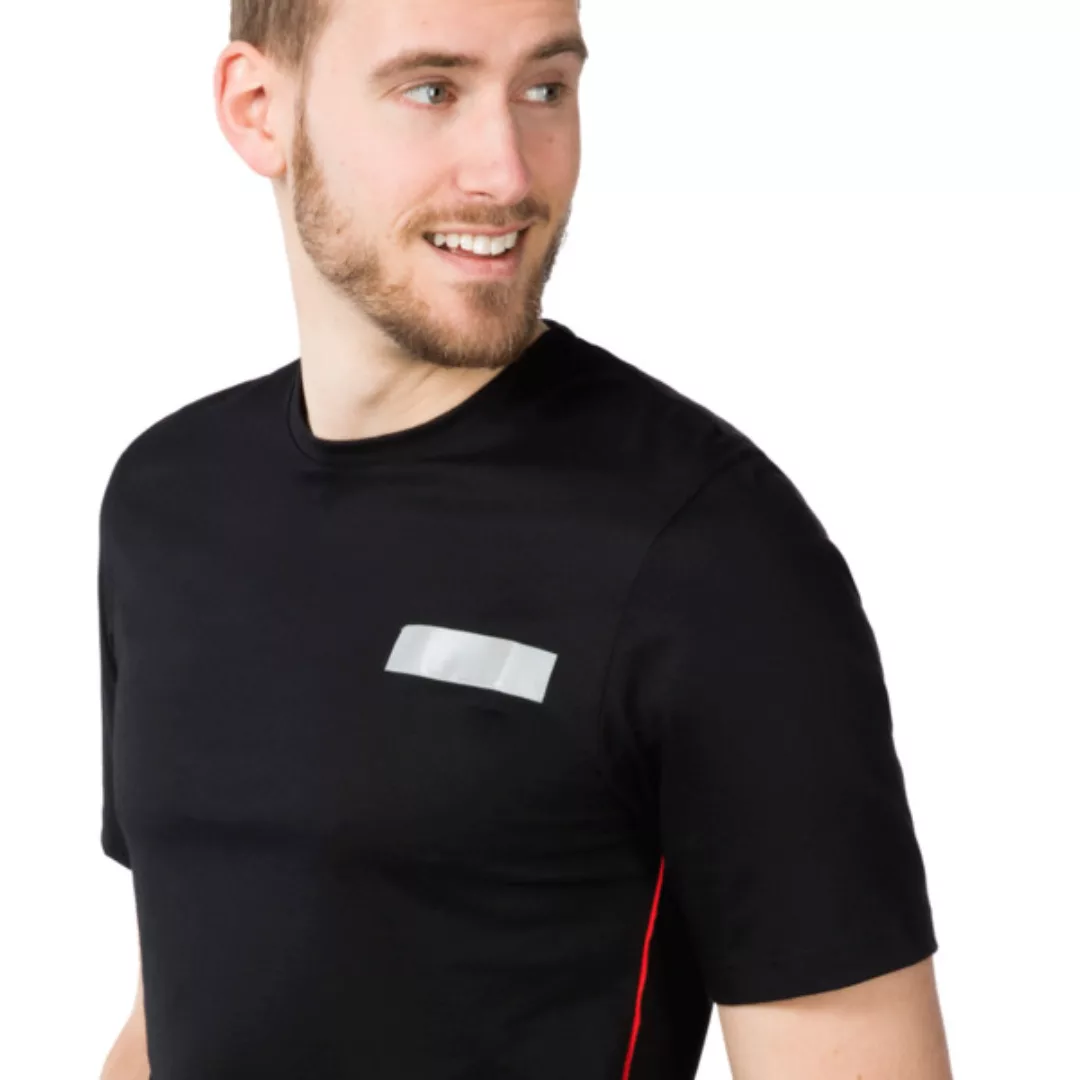 T-shirt Rundhals Mit Reflektor - Bikestripe günstig online kaufen