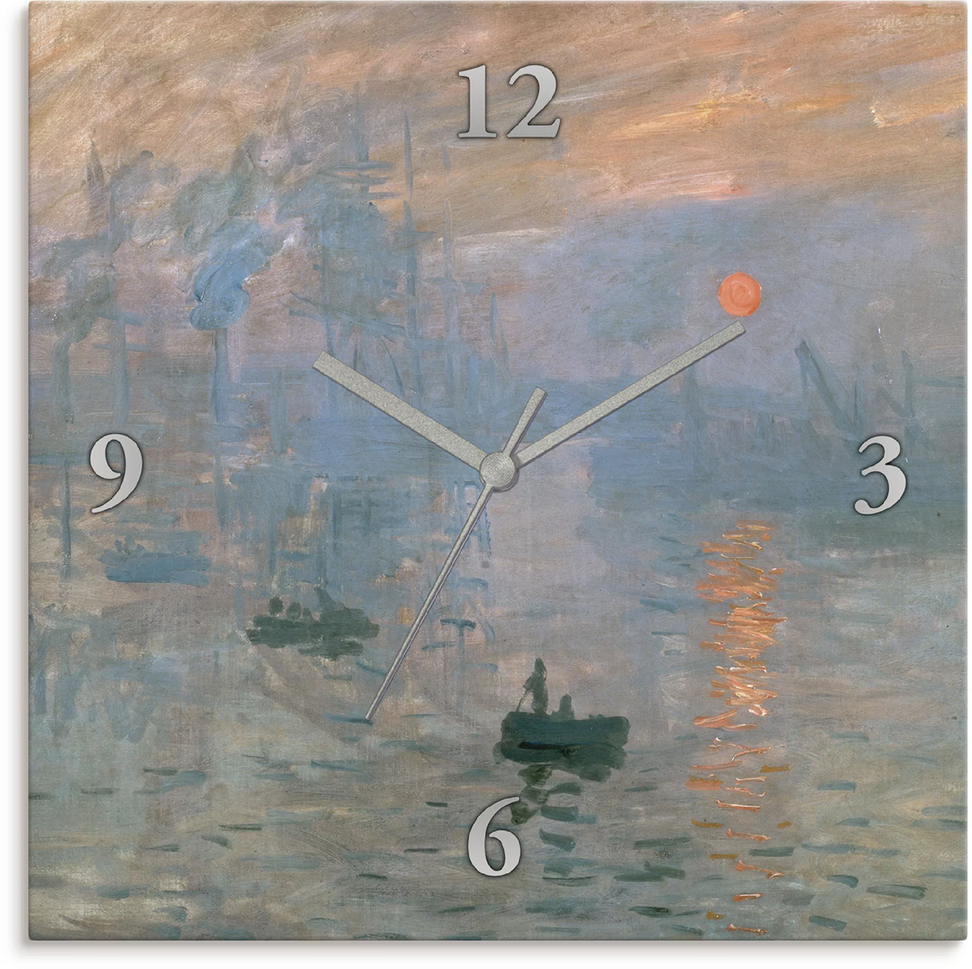 Artland Wanduhr "Impression (Sonnenaufgang). 1872", wahlweise mit Quarz- od günstig online kaufen