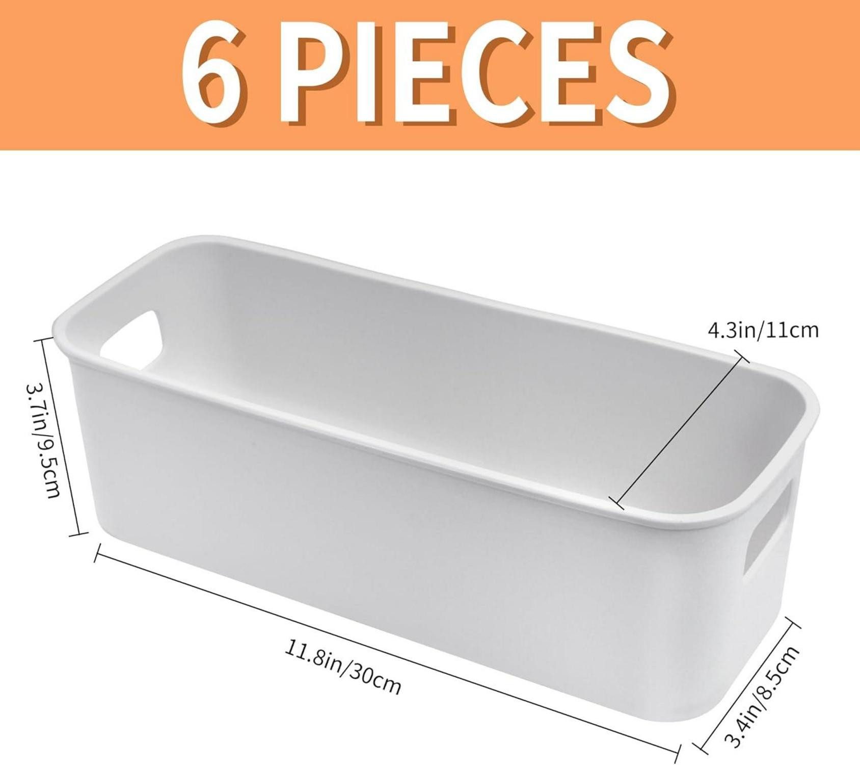 LuxusKollektion Aufbewahrungsbox Aufbewahrungsbox Kunststoff 30cm 6er günstig online kaufen