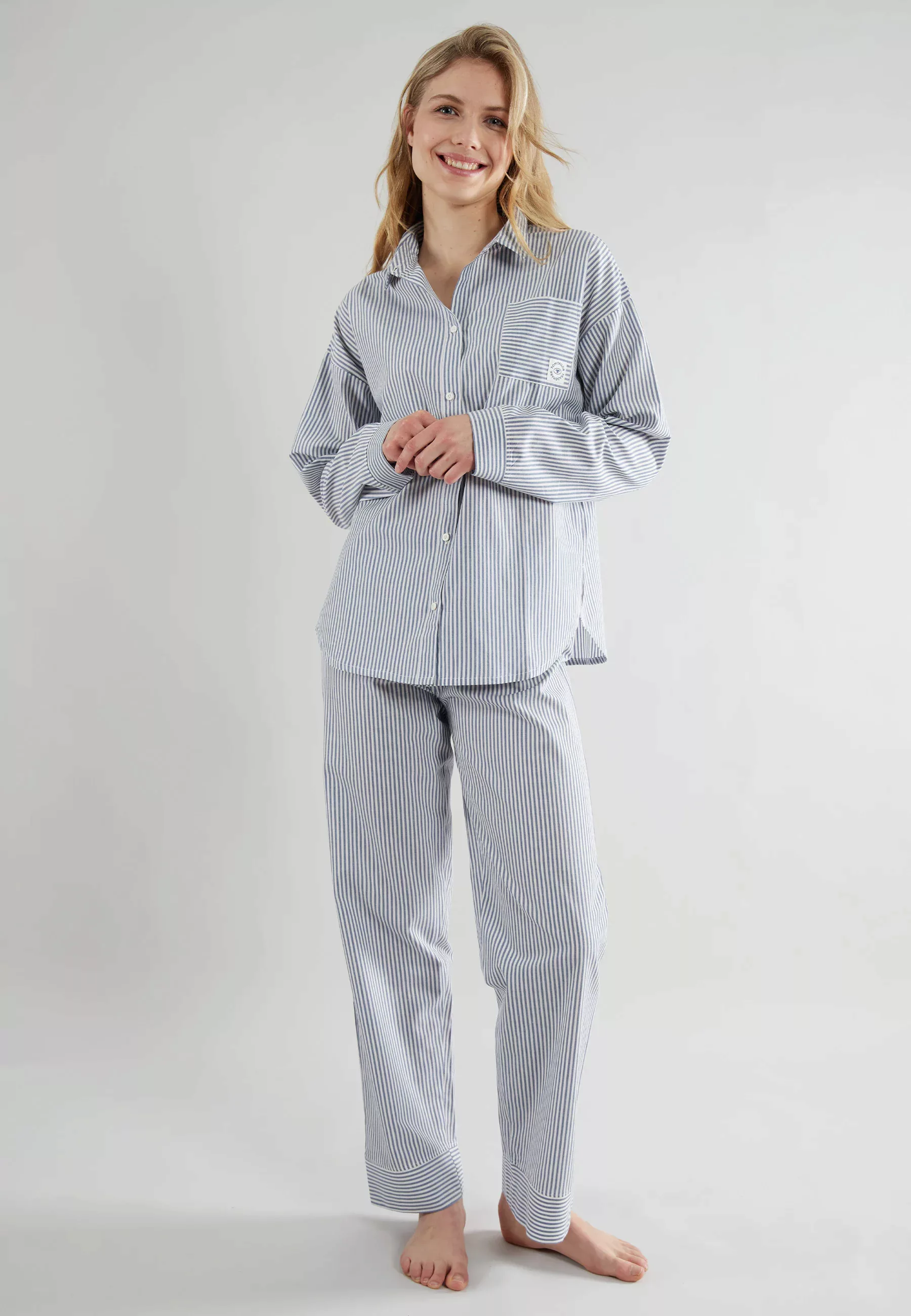 TOM TAILOR Pyjama, (2 tlg.), mit klassichem Schnitt günstig online kaufen