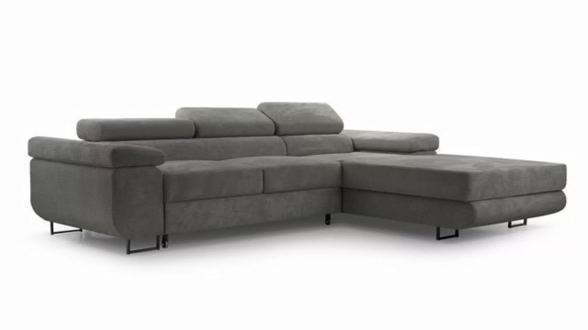 Furnix Ecksofa NILLONA L-Sofa Polsterecke mit Schlaffunktion Bettkasten, el günstig online kaufen