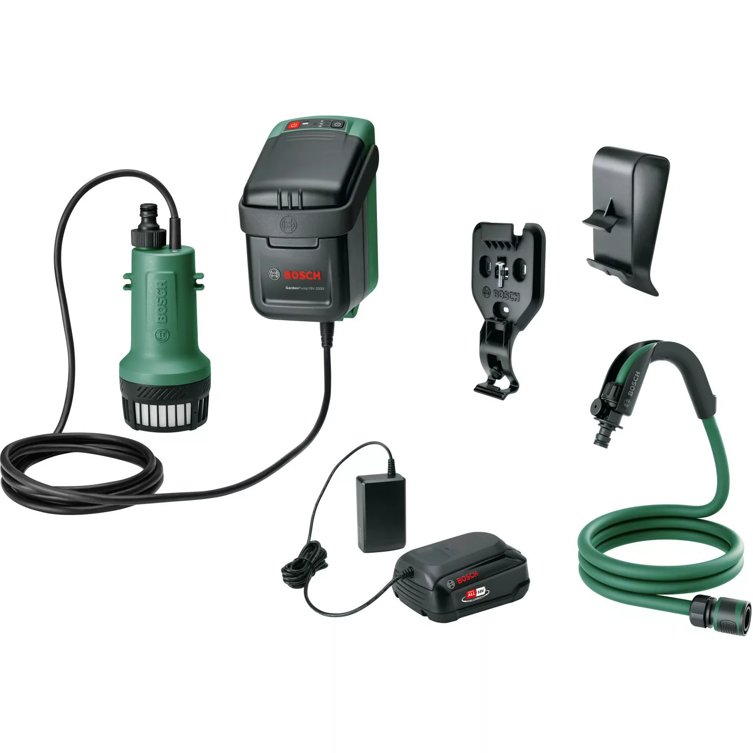 Bosch Home & Garden Akku-Gartenpumpe "GardenPump 18V-2000", mit Akku 18V/2, günstig online kaufen