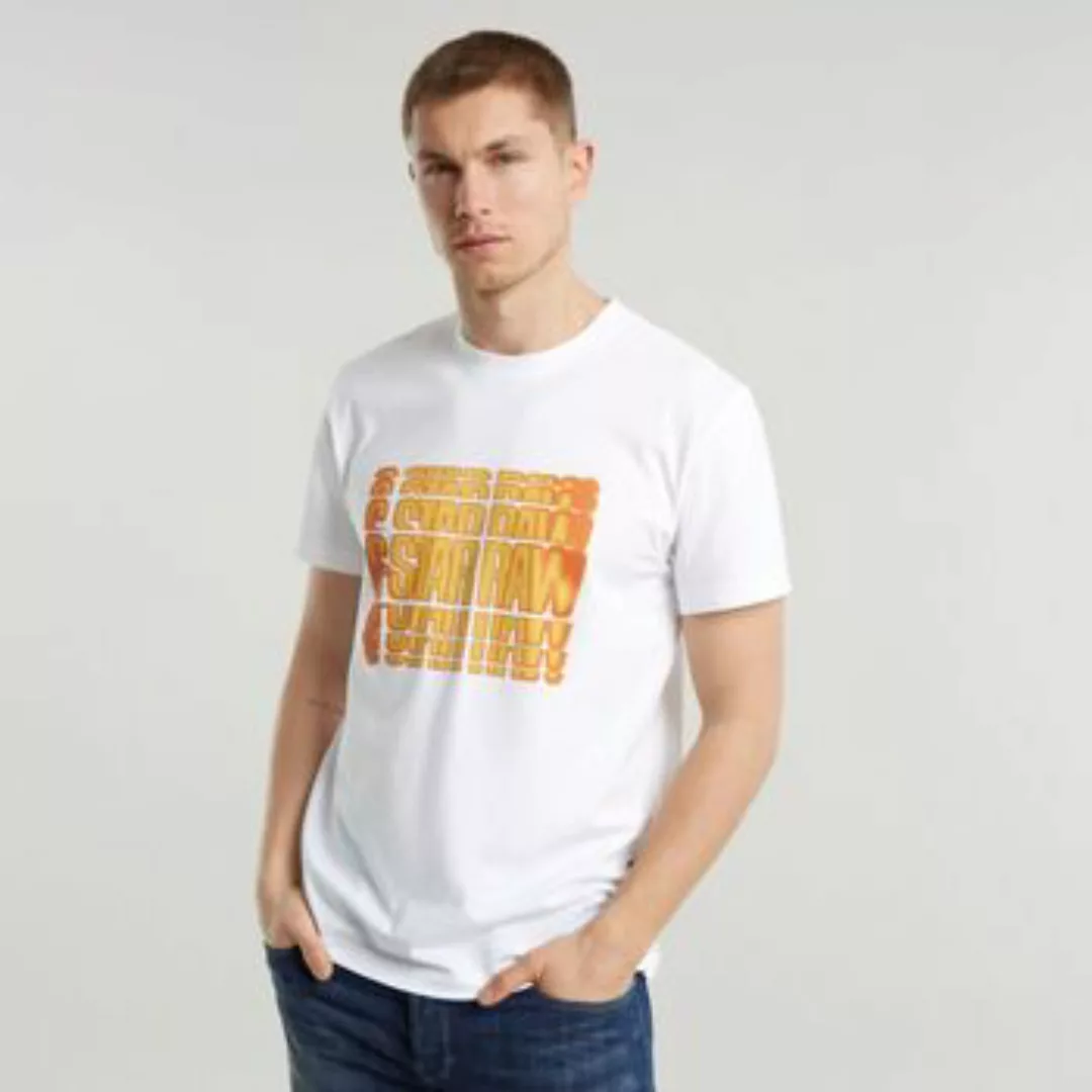 G-Star Raw  T-Shirts & Poloshirts D25084 336-110 WHITE günstig online kaufen