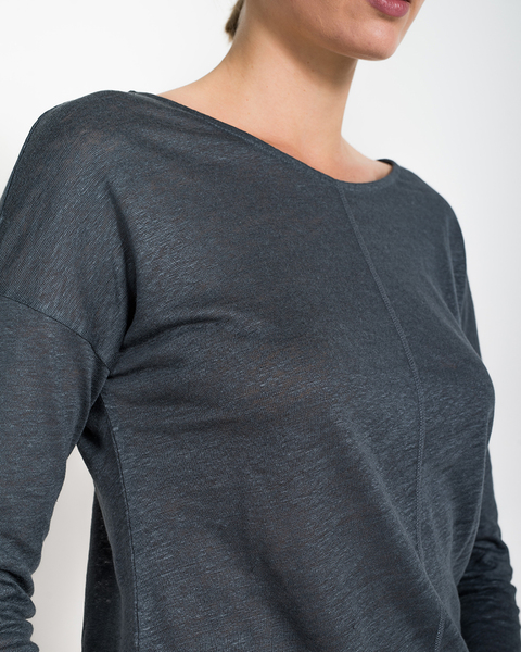 Sommer Leinenshirt Aus Leinen-jersey 'Linen Pure' günstig online kaufen