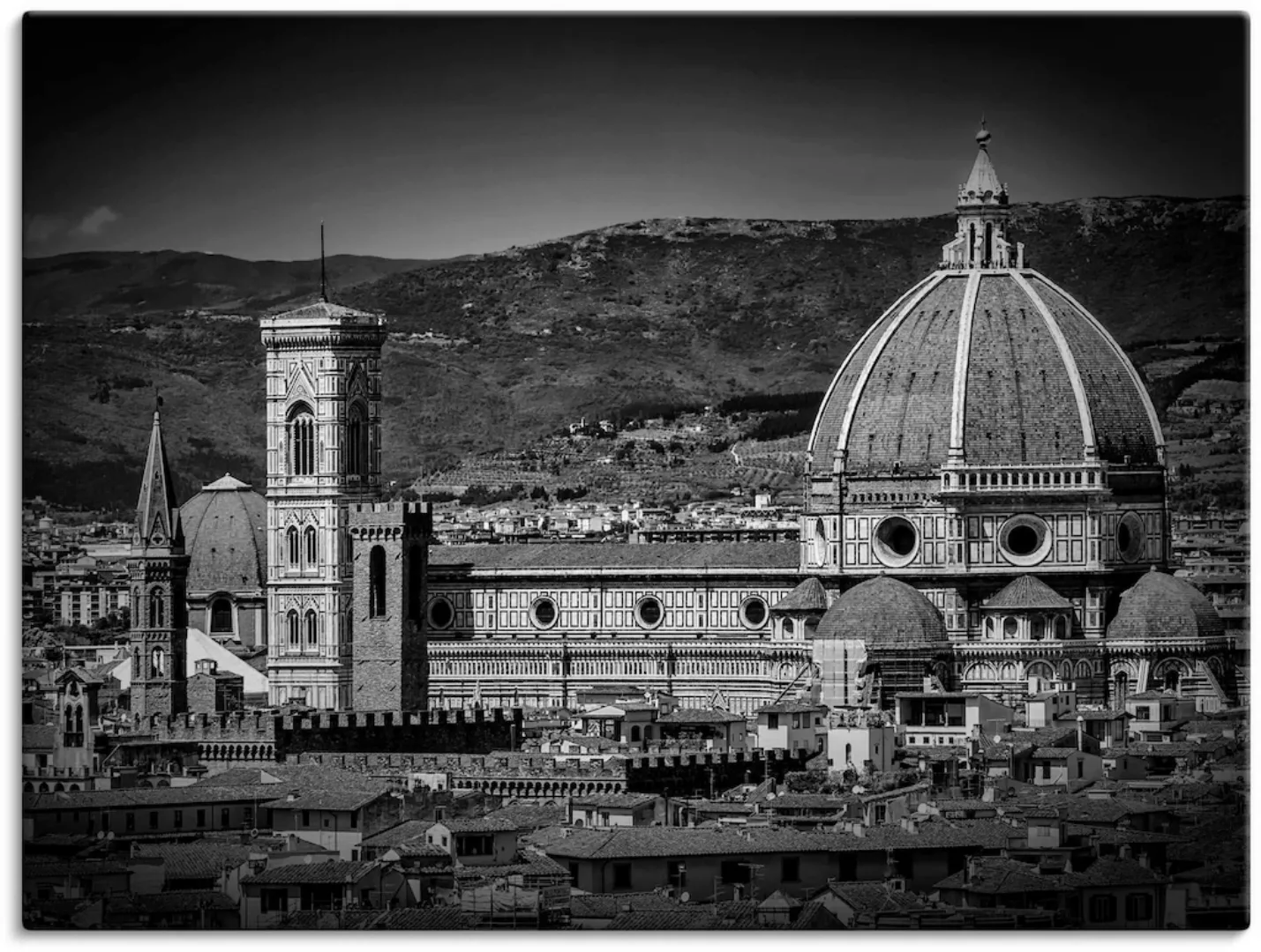 Artland Leinwandbild "Florenz Piazzale Michelangelo", Italien, (1 St.), auf günstig online kaufen