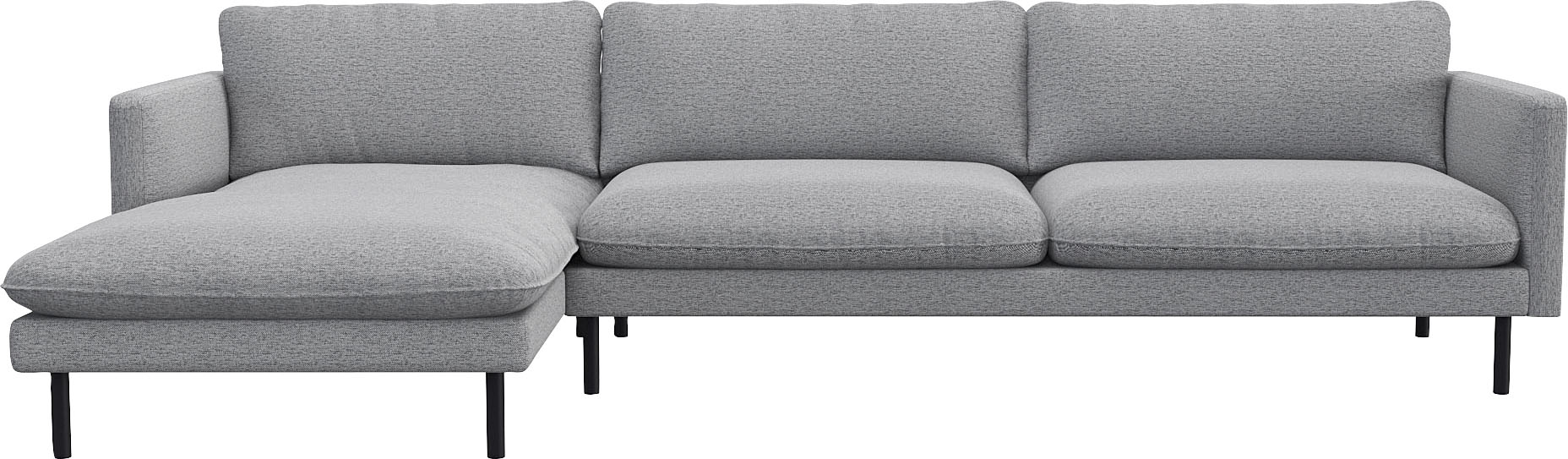 FLEXLUX Ecksofa "Bolzano, elegant und bequem, L-Form", Sitzaufbau mit Kalts günstig online kaufen