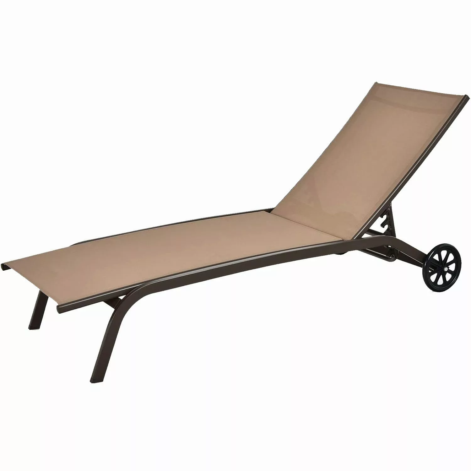 KOMFOTTEU Gartenliege Sonnenliege mit Verstellbarer Rückenlehne, günstig online kaufen