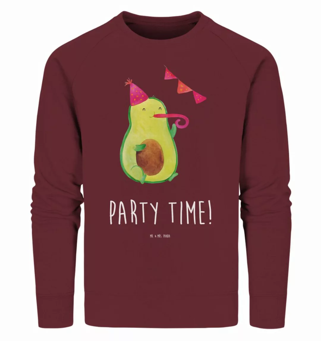 Mr. & Mrs. Panda Longpullover Größe XL Avocado Party Zeit - Burgundy - Gesc günstig online kaufen