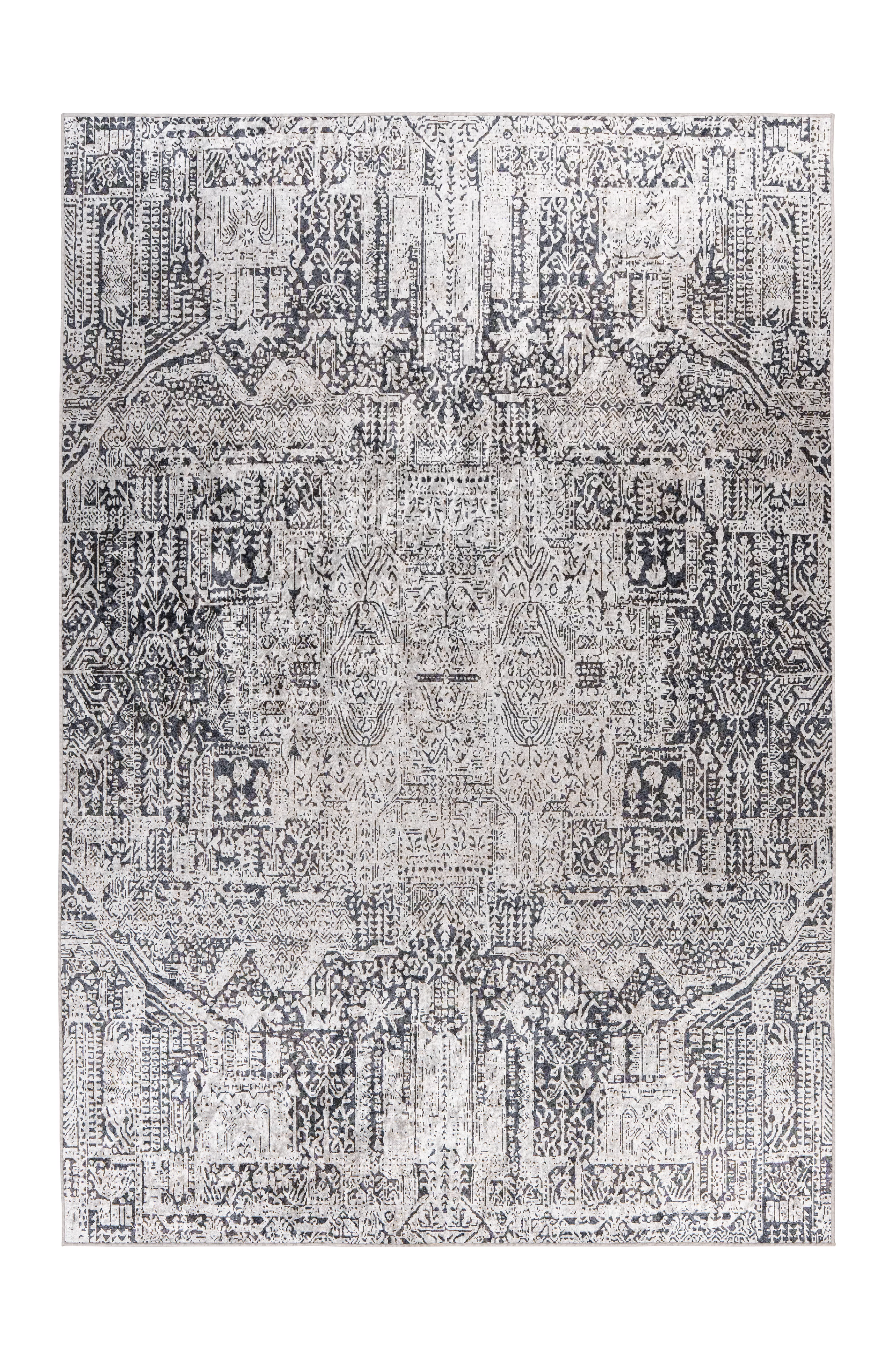 Padiro Vintage-teppich Rhodin 925 Grau 200cm X 290cm günstig online kaufen