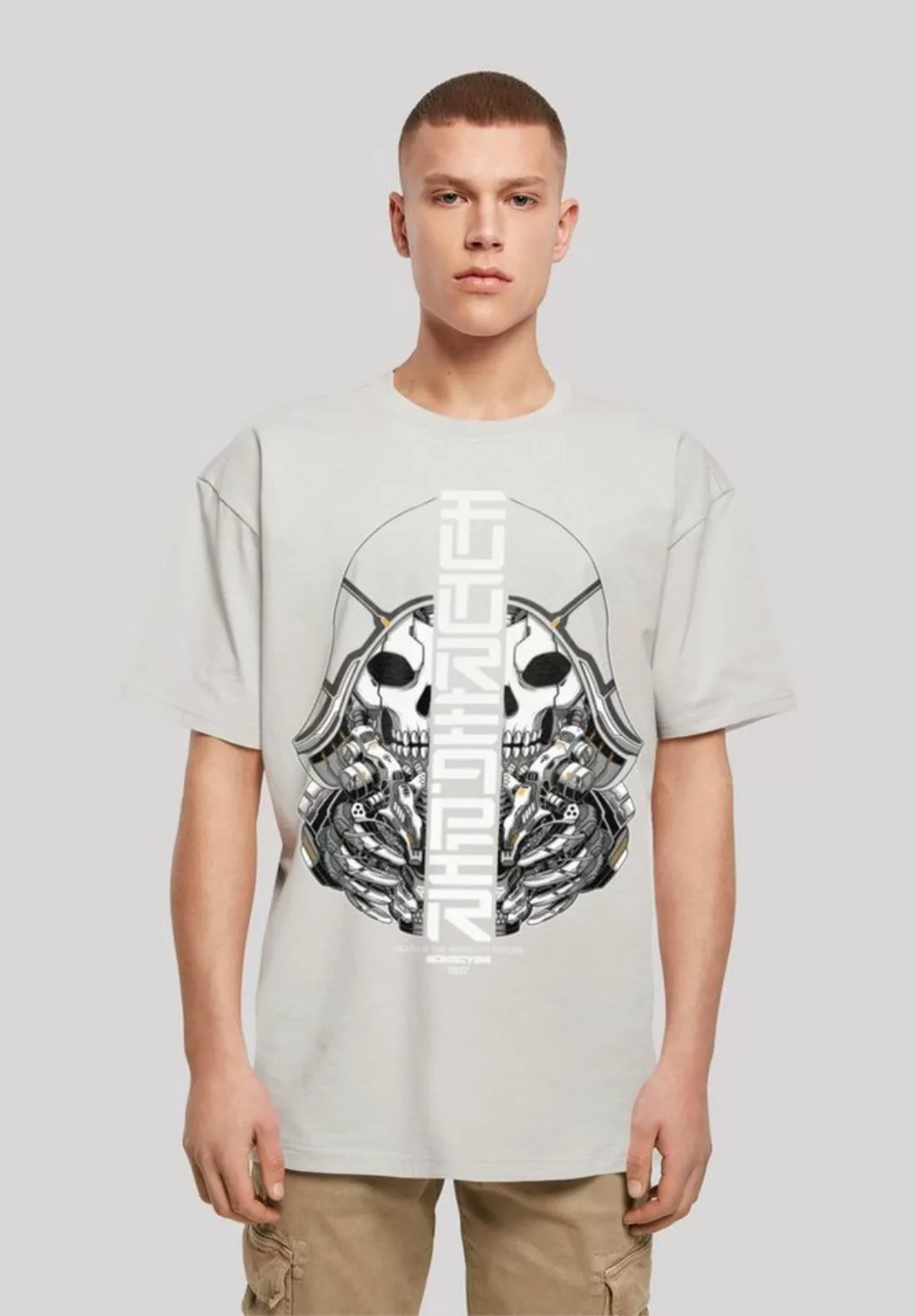 F4NT4STIC T-Shirt "Cyber Bone Futureaper CYBERPUNK STYLES", Print günstig online kaufen