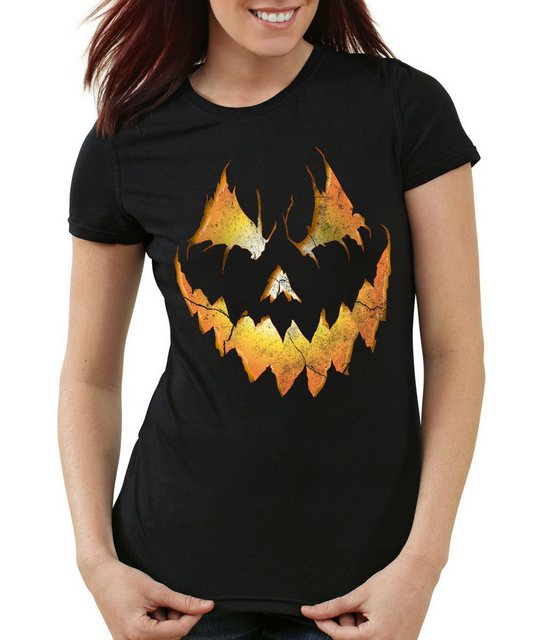 style3 T-Shirt Halloween Pumpkin Kürbiskopf Horror Fasching kürbis kostüm k günstig online kaufen