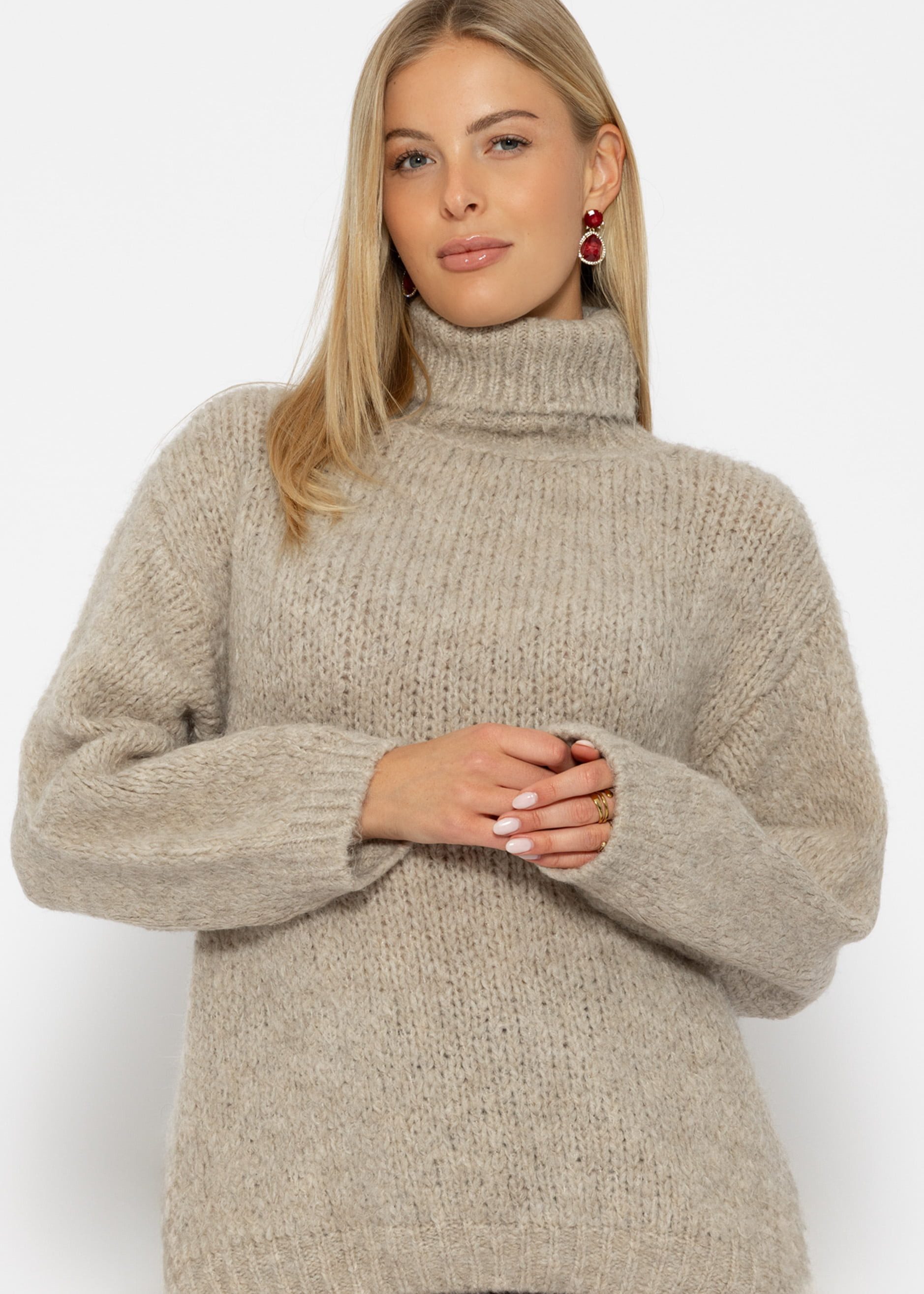 SASSYCLASSY Strickpullover Oversize Pullover Damen Winter günstig online kaufen