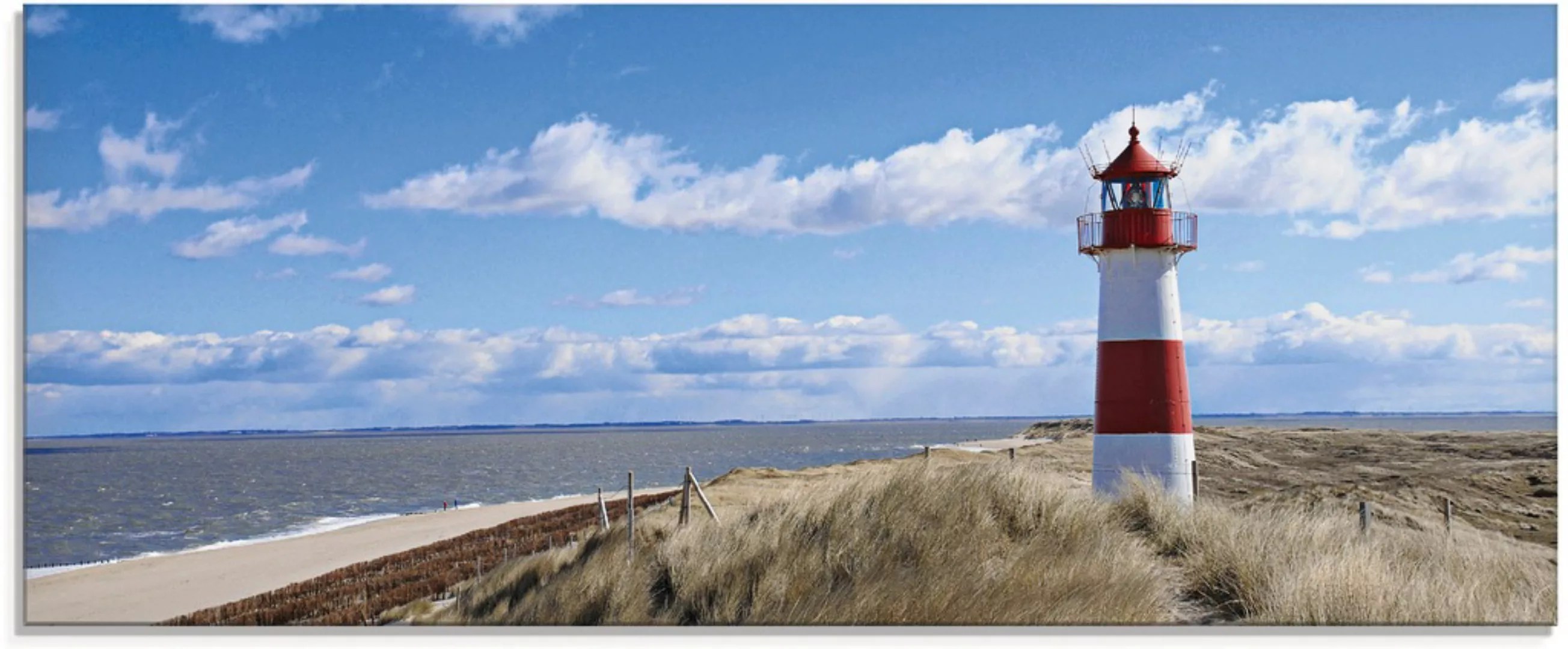 Artland Glasbild "Leuchtturm Sylt", Gebäude, (1 St.), in verschiedenen Größ günstig online kaufen