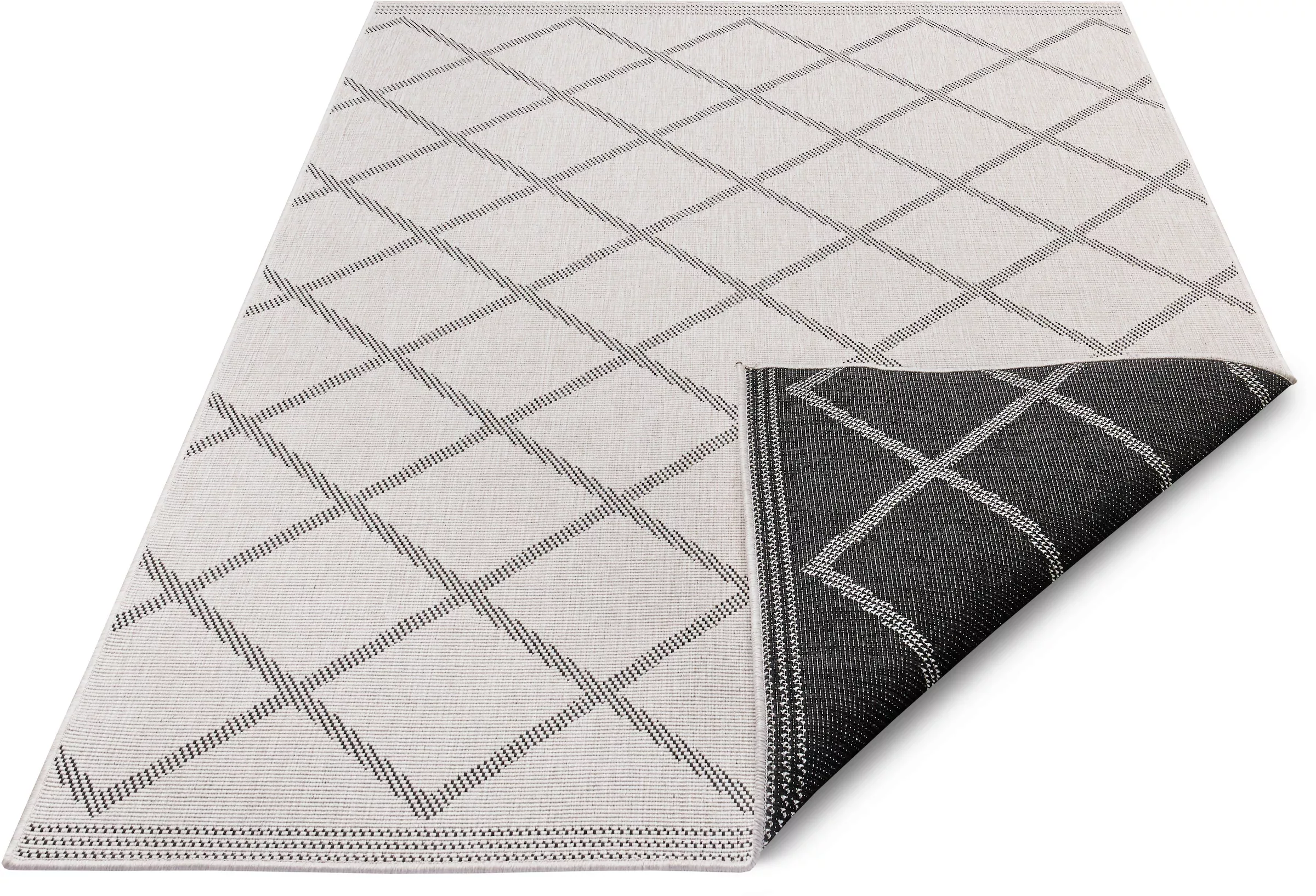 NORTHRUGS Teppich »Corsica Wendeteppich«, rechteckig, 5 mm Höhe, In-& Outdo günstig online kaufen