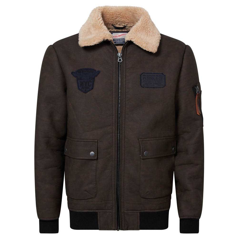 Petrol Industries Imitation Shearling Jacke 2XL Desert Palm günstig online kaufen