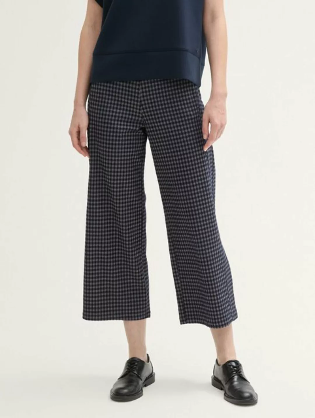 TOM TAILOR Culotte mit Karo Muster günstig online kaufen