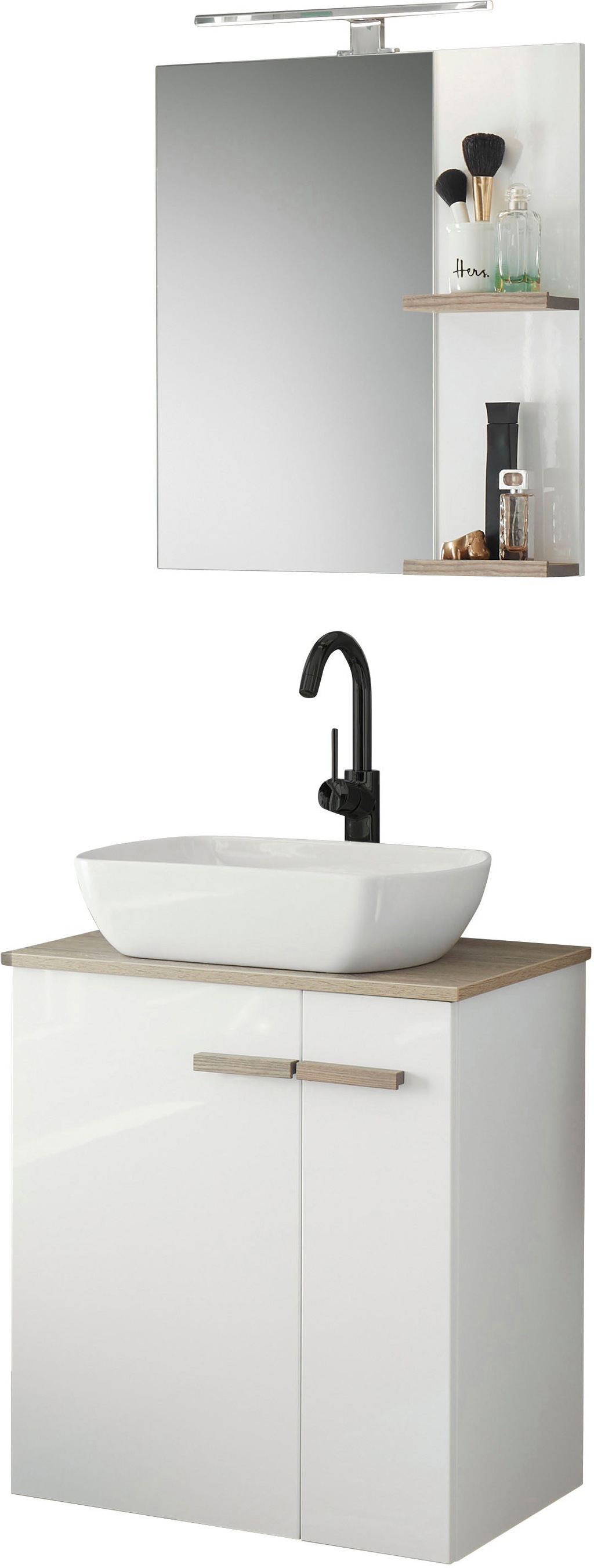 Places of Style Badmöbel-Set "SOLiD, Badmöbel-Set, Bad im modernen Design, günstig online kaufen