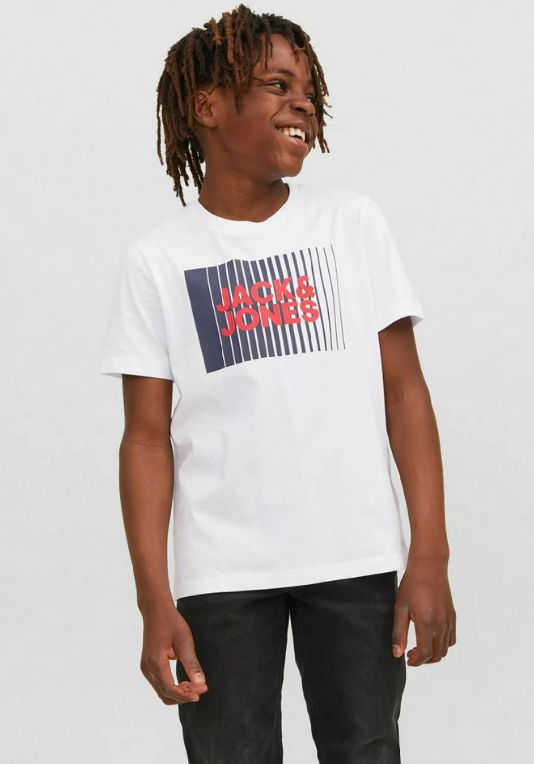 Jack & Jones Junior Kurzarmshirt JJECORP LOGO TEE PLAY SS O-NECK NOOS JNR günstig online kaufen