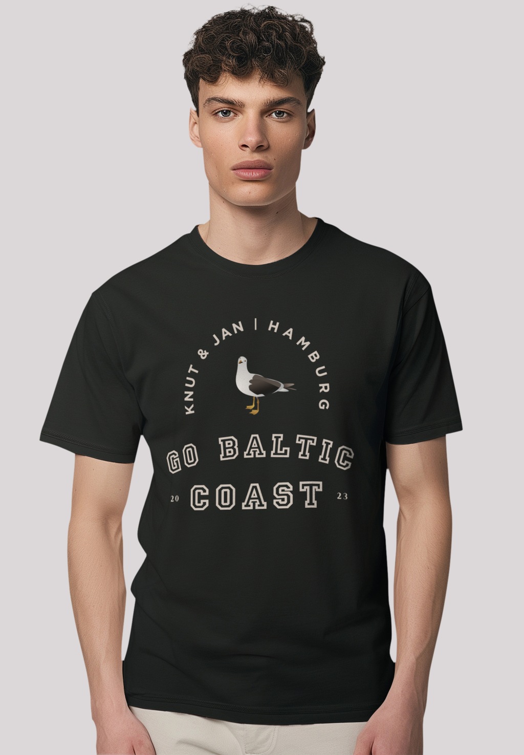 F4NT4STIC T-Shirt "Möwe Knut & Jan Hamburg", Premium Qualität günstig online kaufen