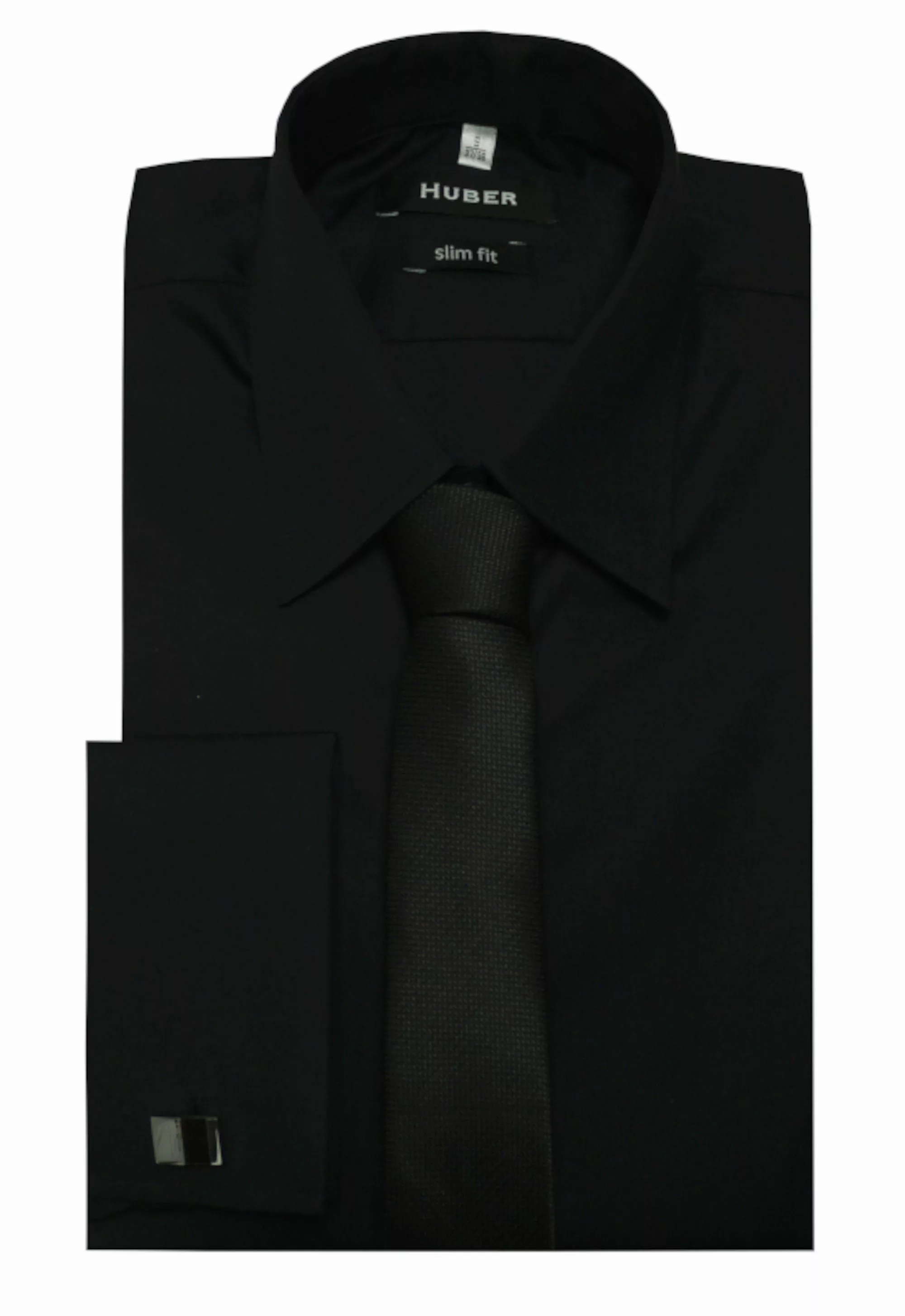 Huber Hemden Langarmhemd HU-5361 Umschlagmanschetten Slim günstig online kaufen