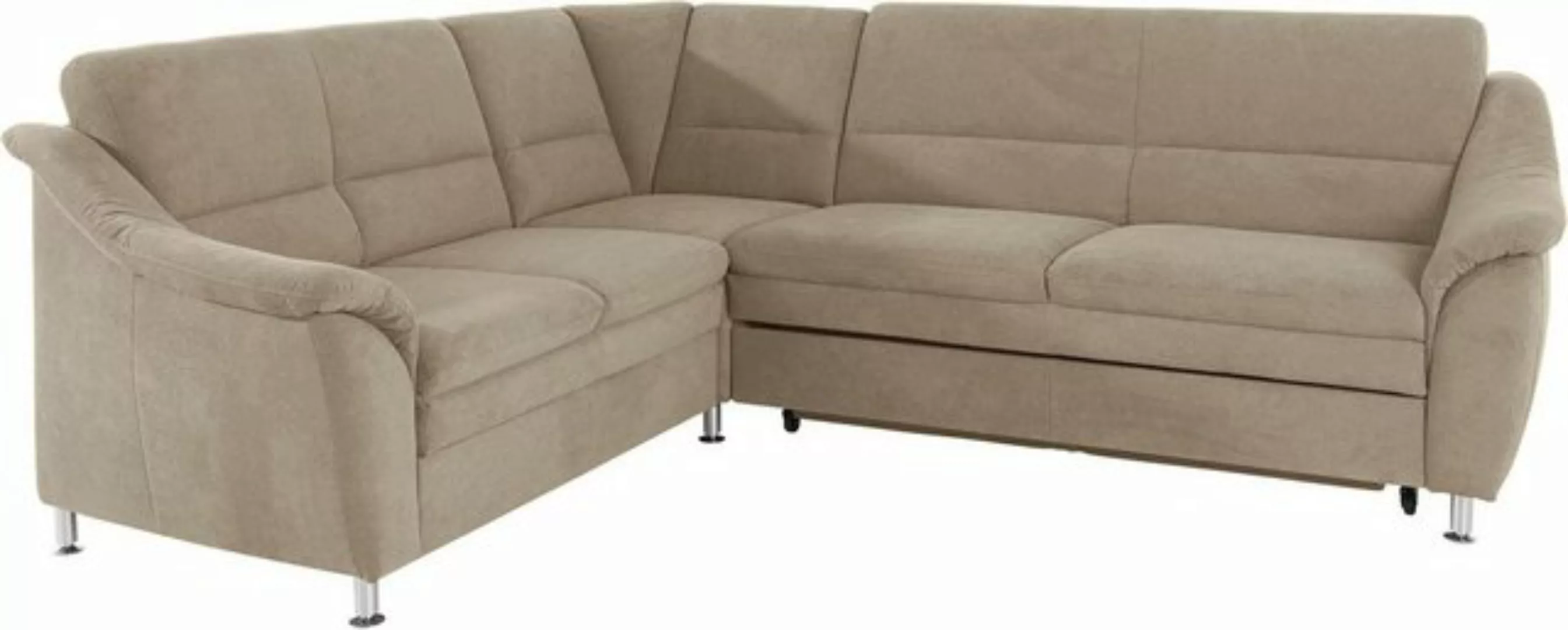 Places of Style Ecksofa Cardoso L-Form, Federkern, wahlweise mit Bett, Schu günstig online kaufen