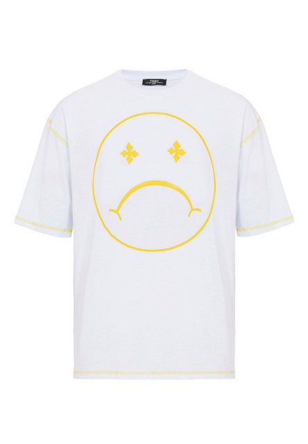 RedBridge T-Shirt "Aberdeen", mit modischem Sad Smiley-Frontprint günstig online kaufen