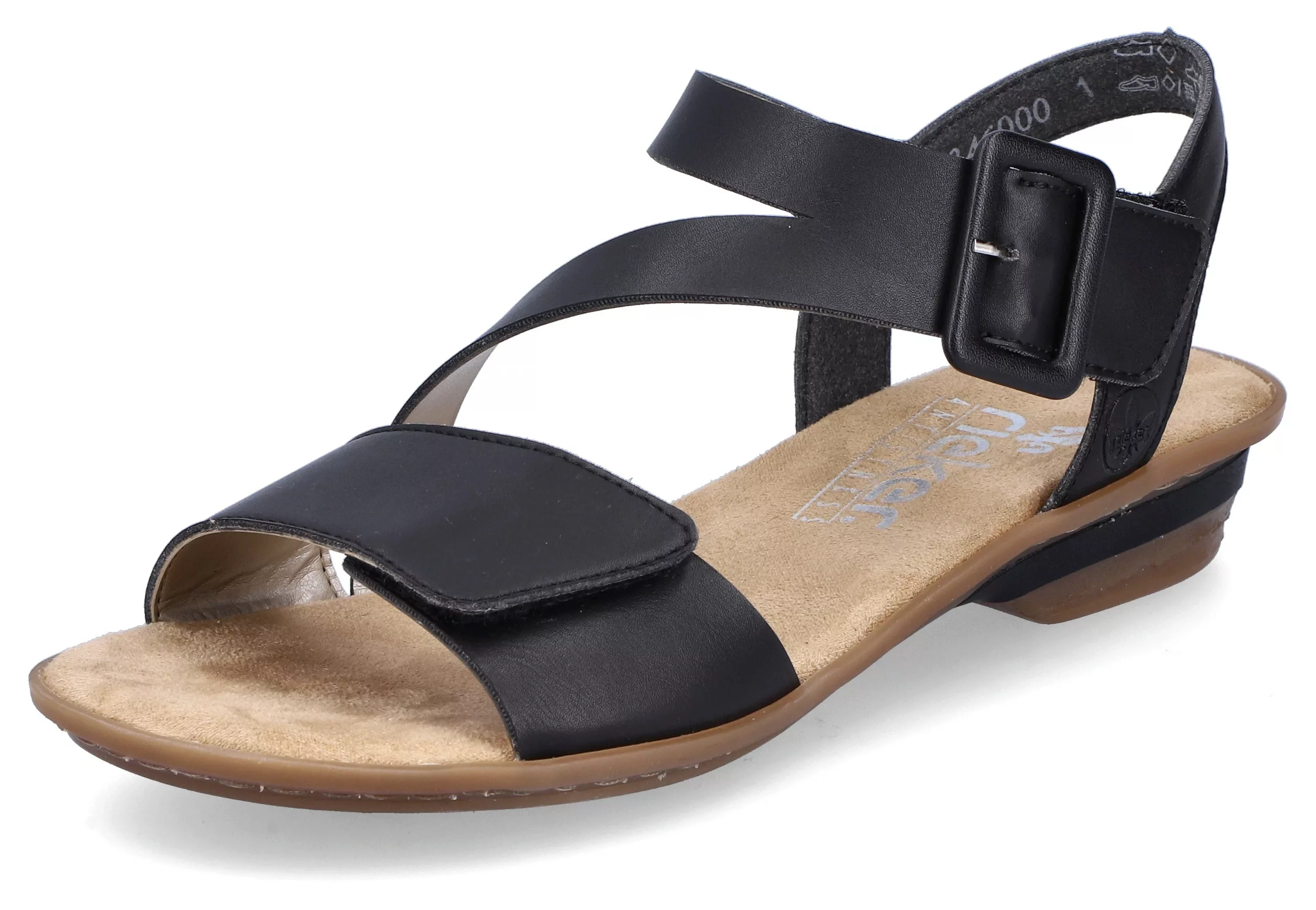 Rieker Sandalette, Sommerschuh, Sandale, Keilabsatz, mit Klett günstig online kaufen