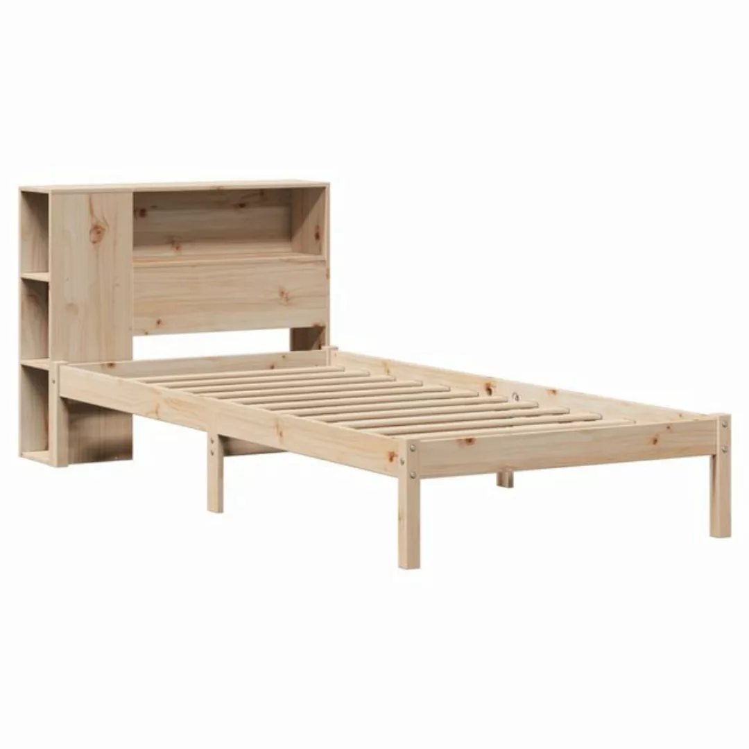 vidaXL Bett Bücherregalbett ohne Matratze 75x190 cm Massivholz Kiefer günstig online kaufen