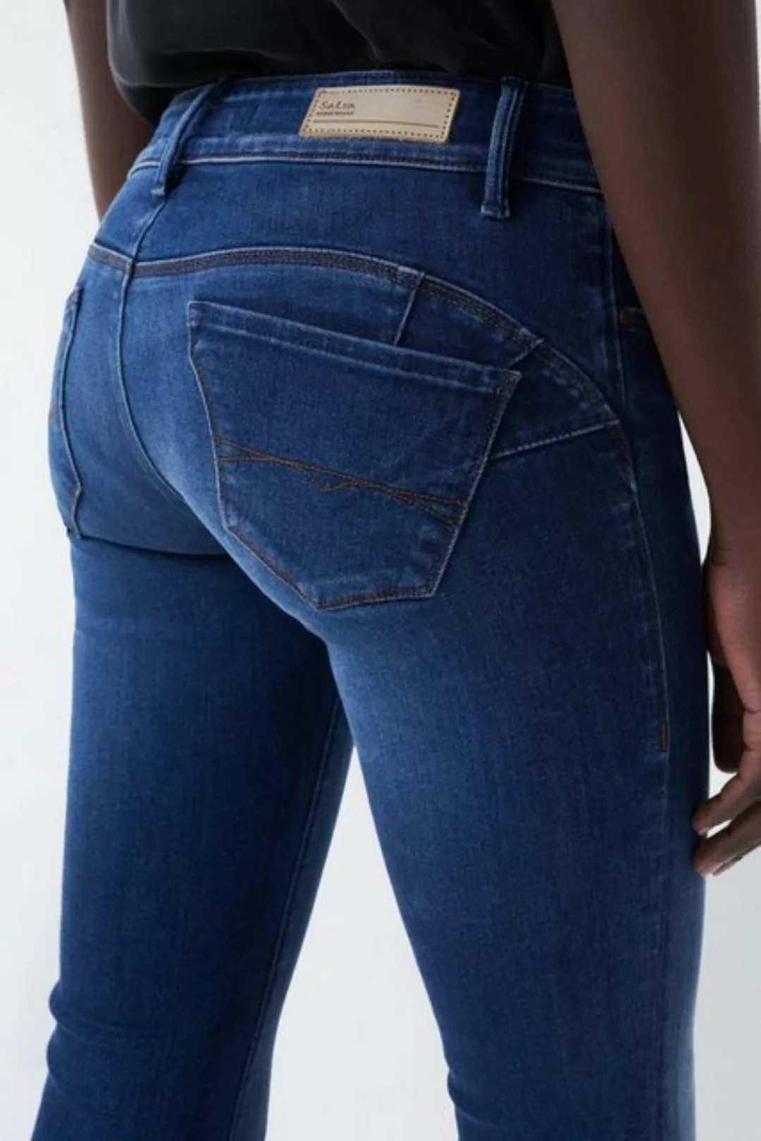 Salsa Jeans Wonder Push Up Flare In Dark Jeans 29 Blue günstig online kaufen