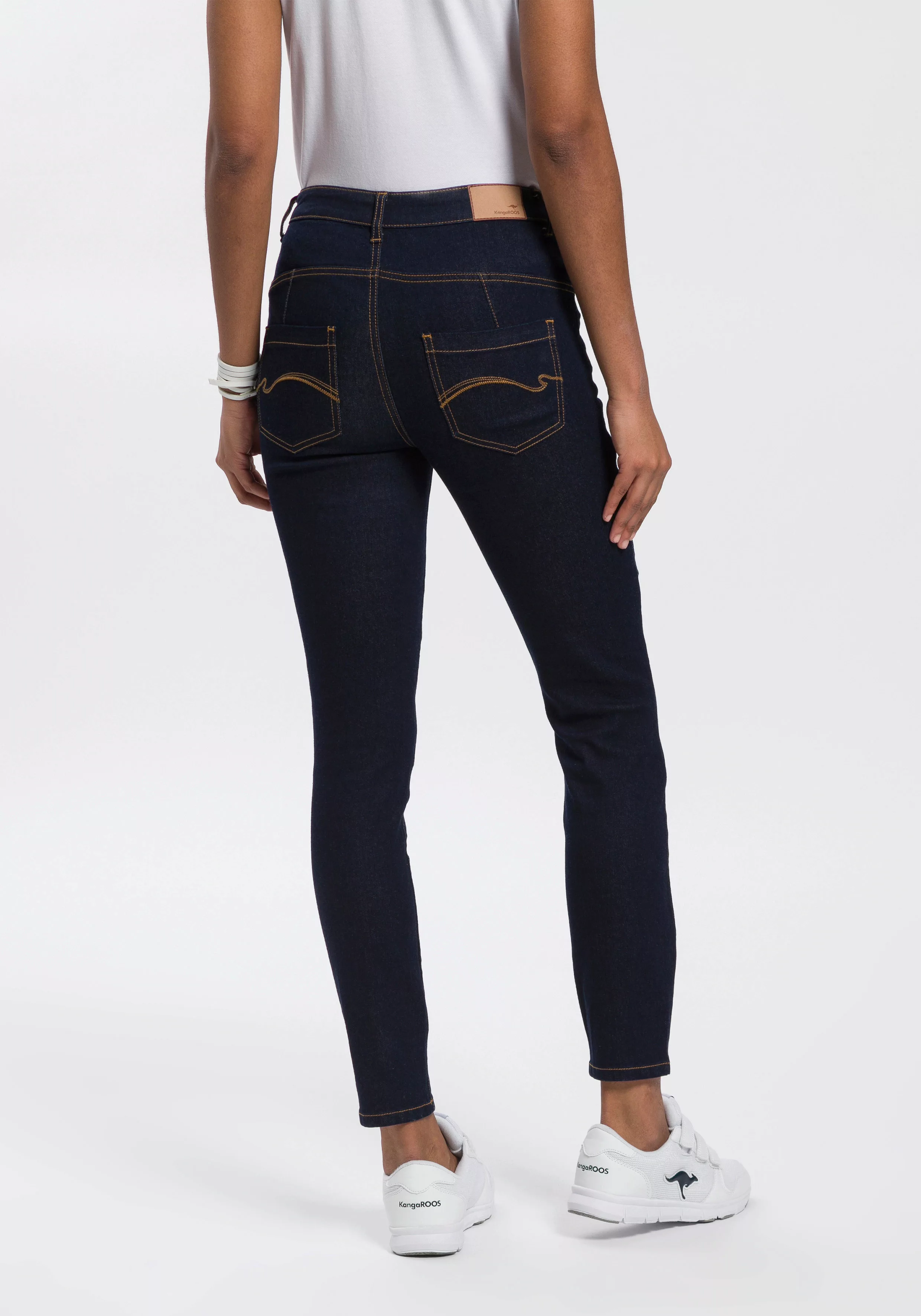 KangaROOS Slim-fit-Jeans CROPPED HIGH WAIST SLIM FIT schmale Passform, Röhr günstig online kaufen