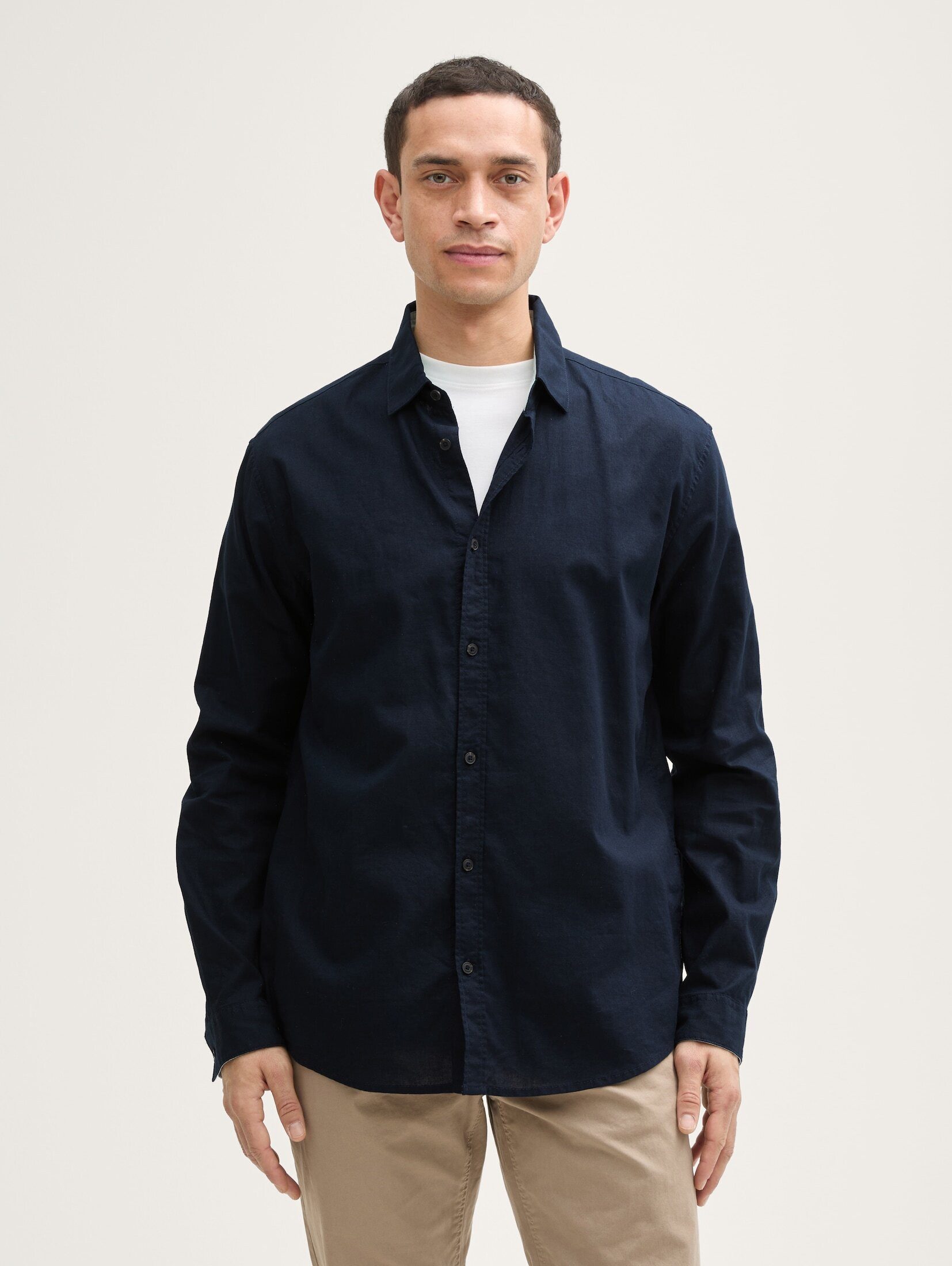 TOM TAILOR Langarmhemd Regular Fit Hemd günstig online kaufen