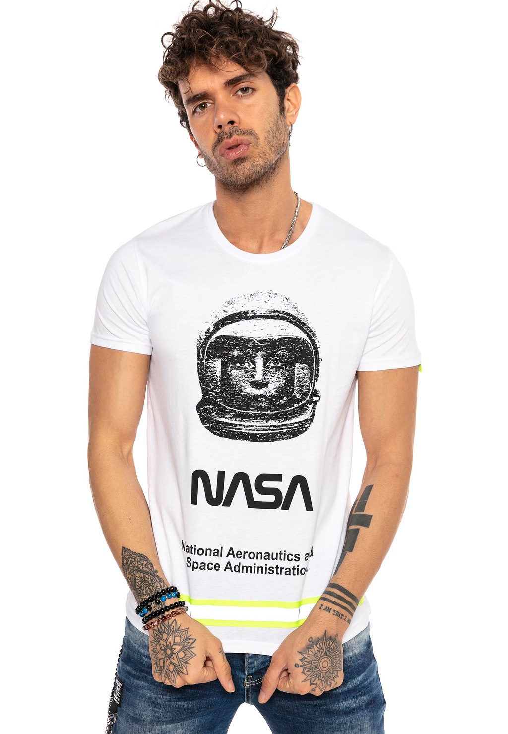 RedBridge T-Shirt "Visalia", mit modischem NASA-Print günstig online kaufen