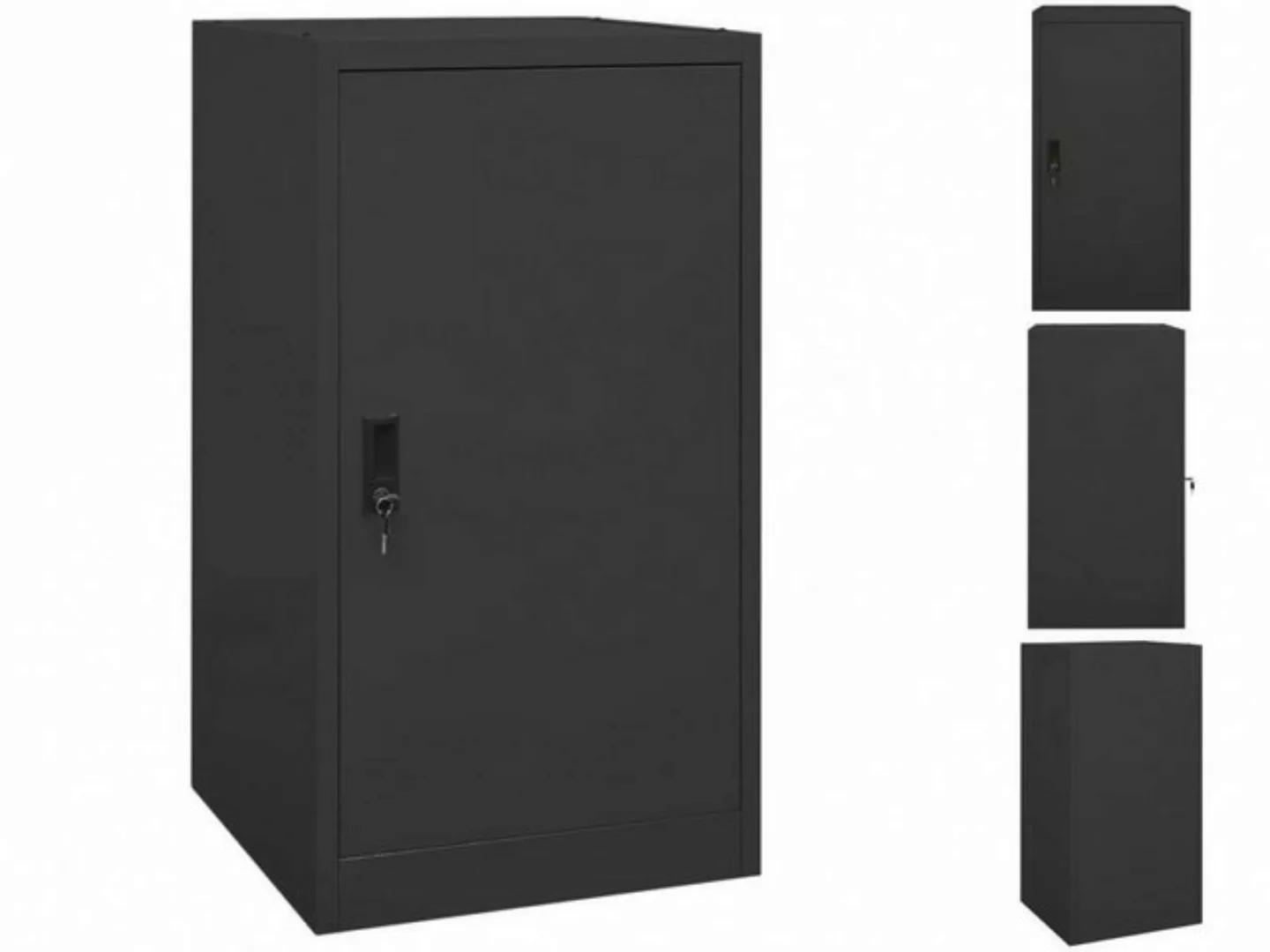 vidaXL Aktenschrank Sattelschrank Anthrazit 53x53x105 cm Stahl günstig online kaufen