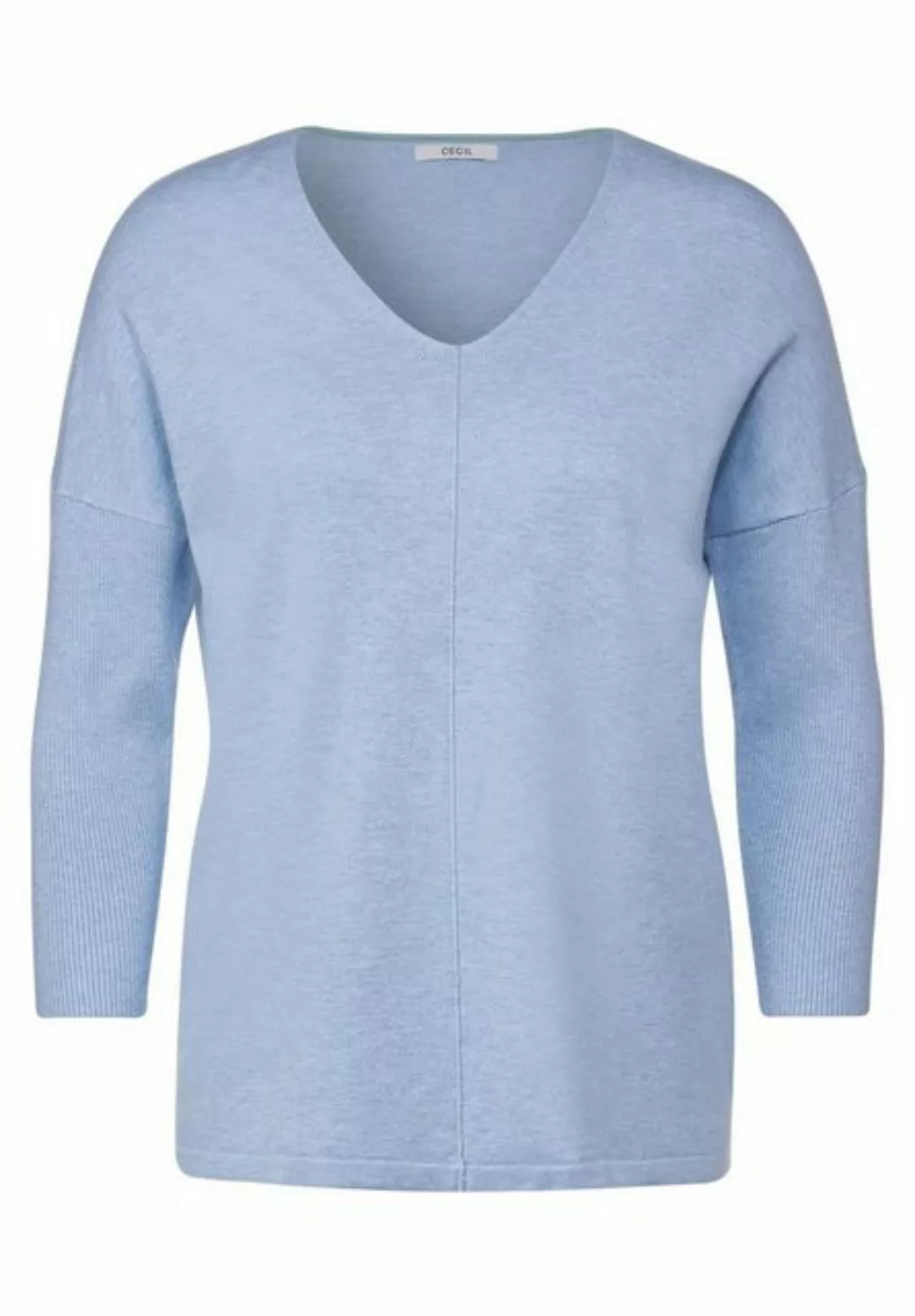 Cecil Wollpullover TOS_Oversized V-Neck Pullover günstig online kaufen